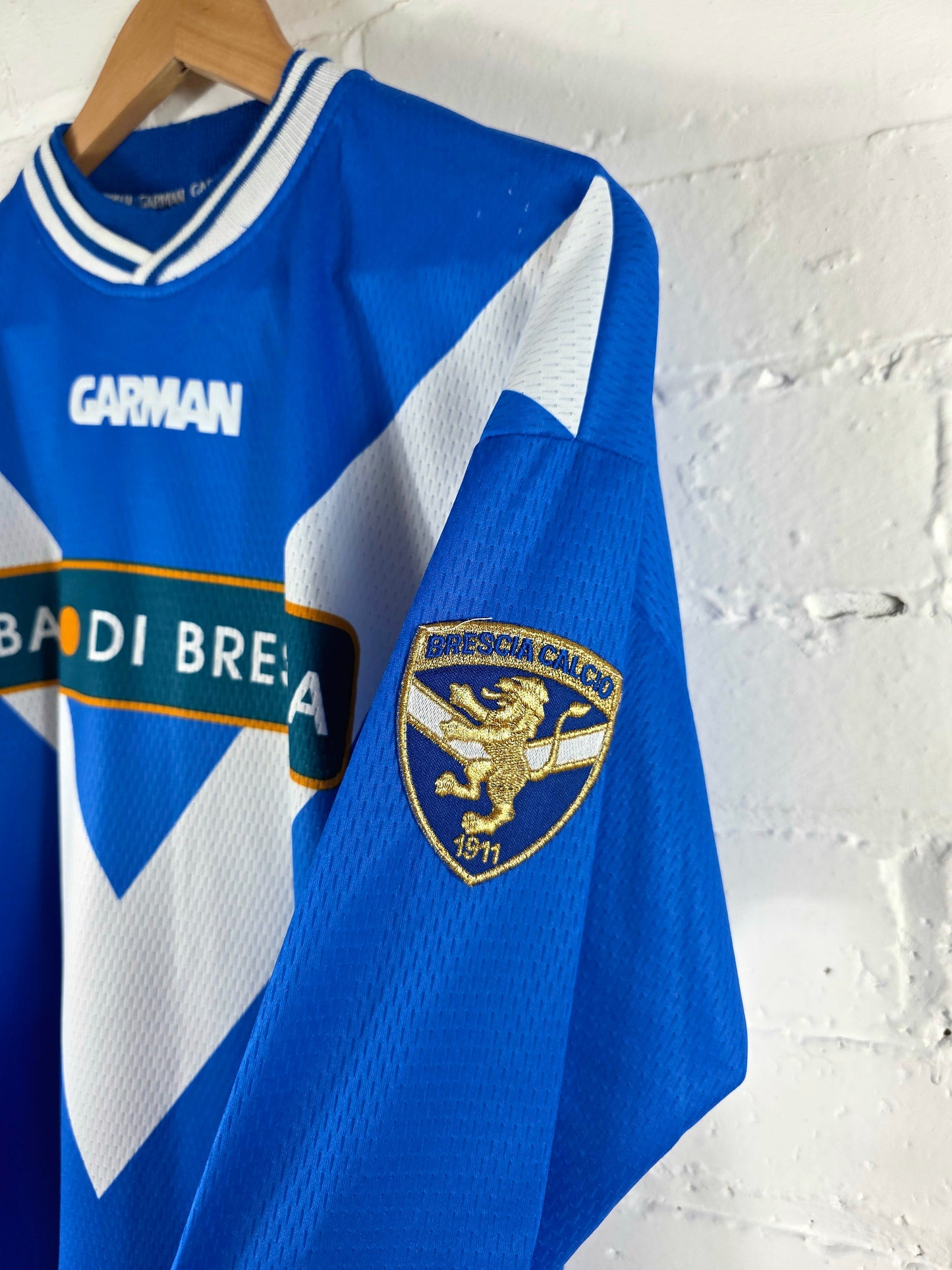 Garman Brescia 2001/02 'Baggio 10' Long Sleeve Home Shirt Large