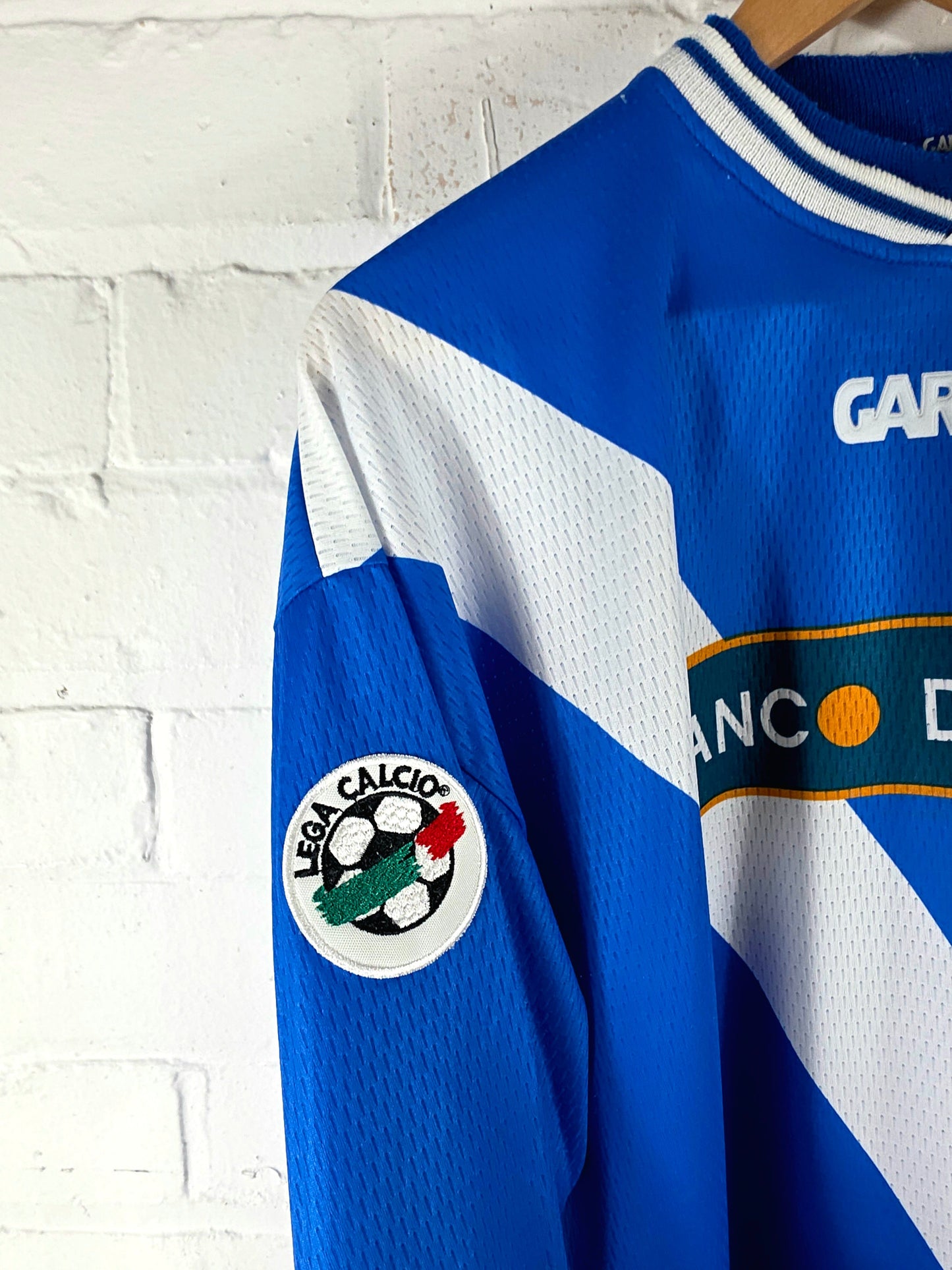Garman Brescia 2001/02 'Baggio 10' Long Sleeve Home Shirt Large