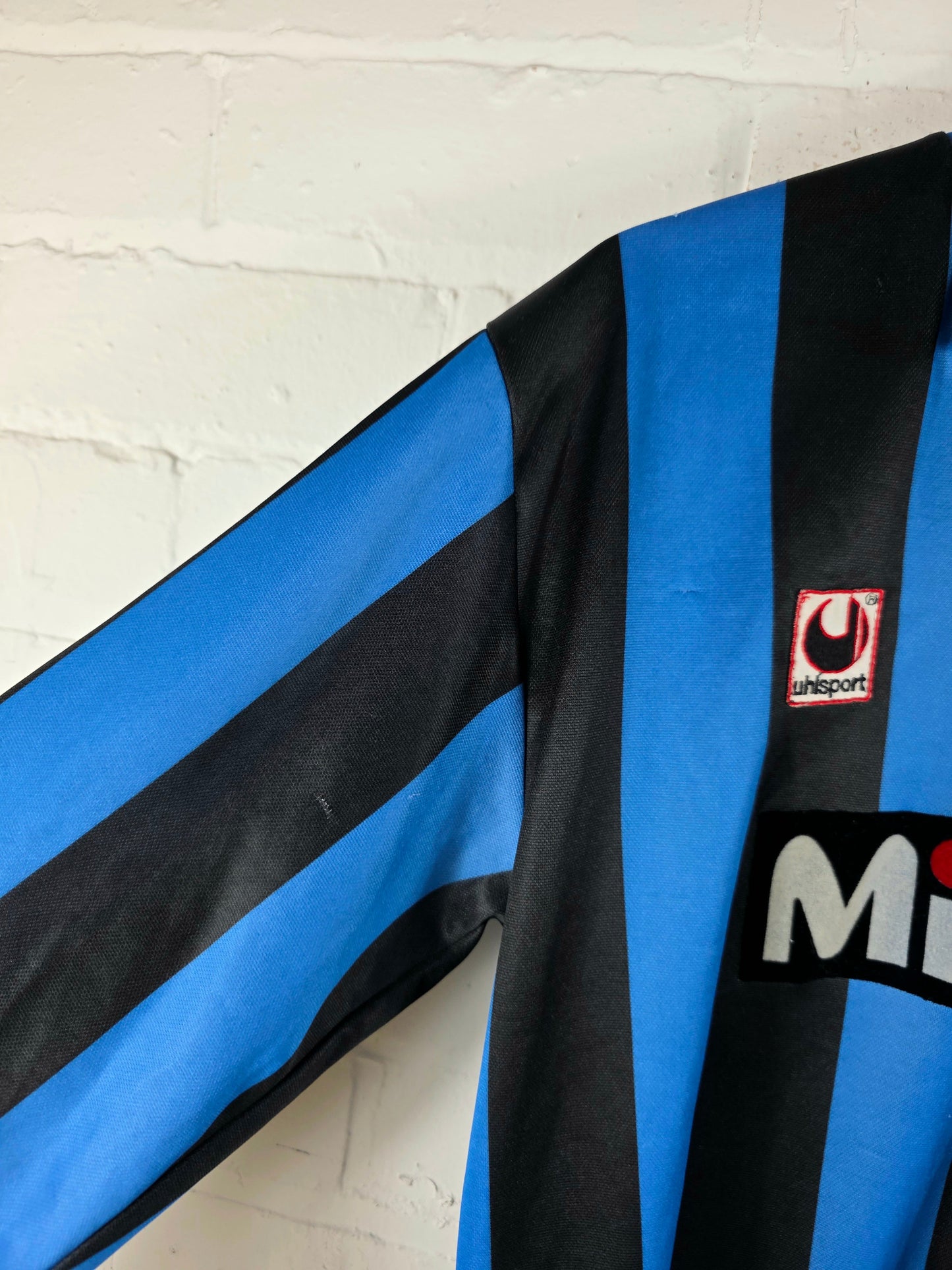 Uhlsport Inter Milan 1988/89 Long Sleeve Home Shirt XL