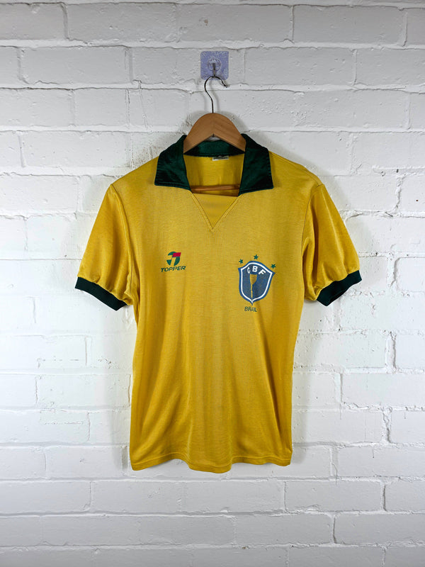 Topper Brazil 1989/91 Home Shirt Medium