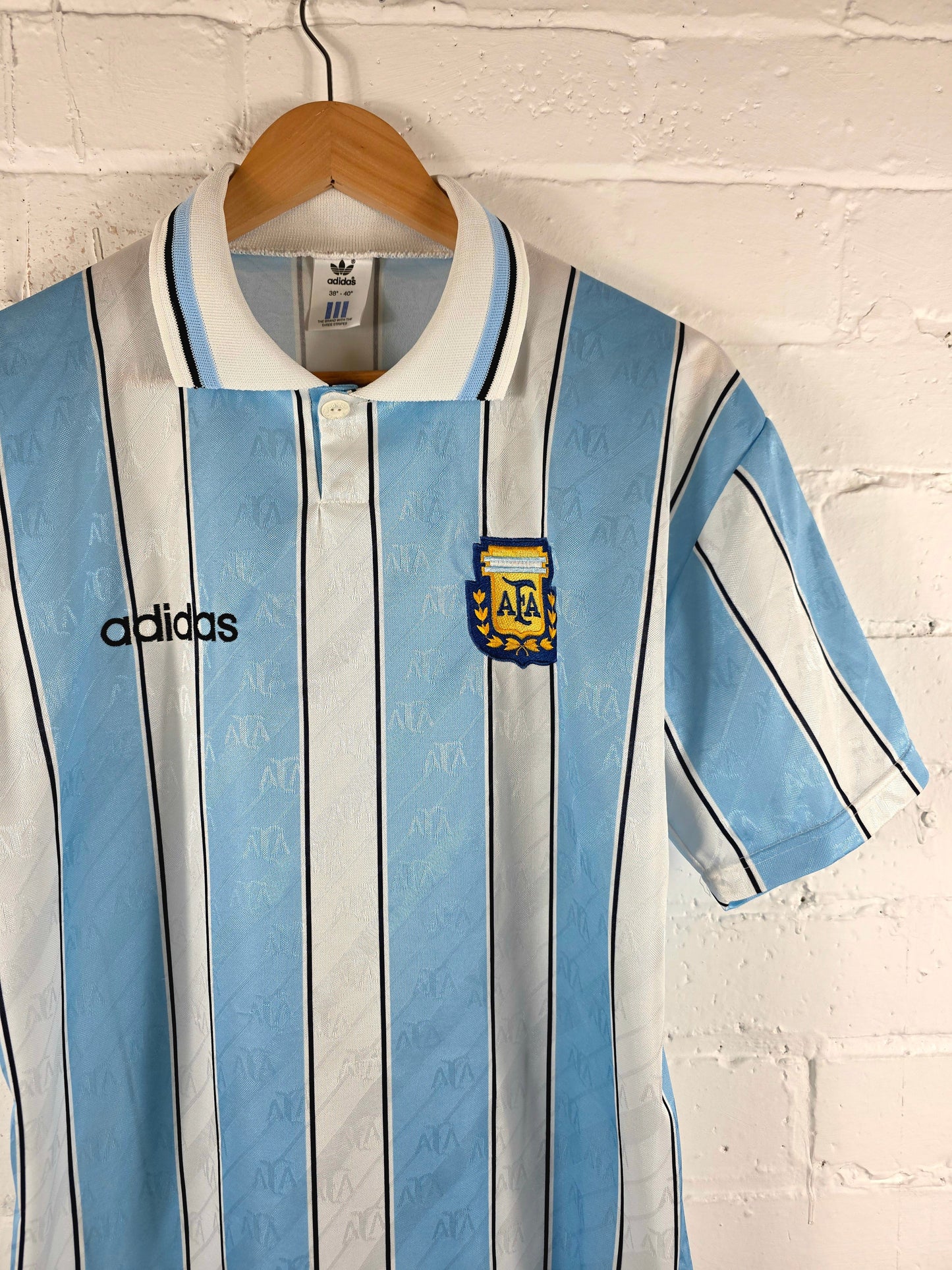 Adidas Argentina 1994 Prototype Home Shirt Medium