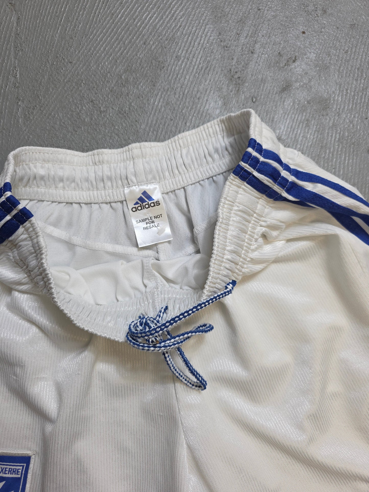 Adidas Auxerre 1999/00 Home Sample Shorts Large