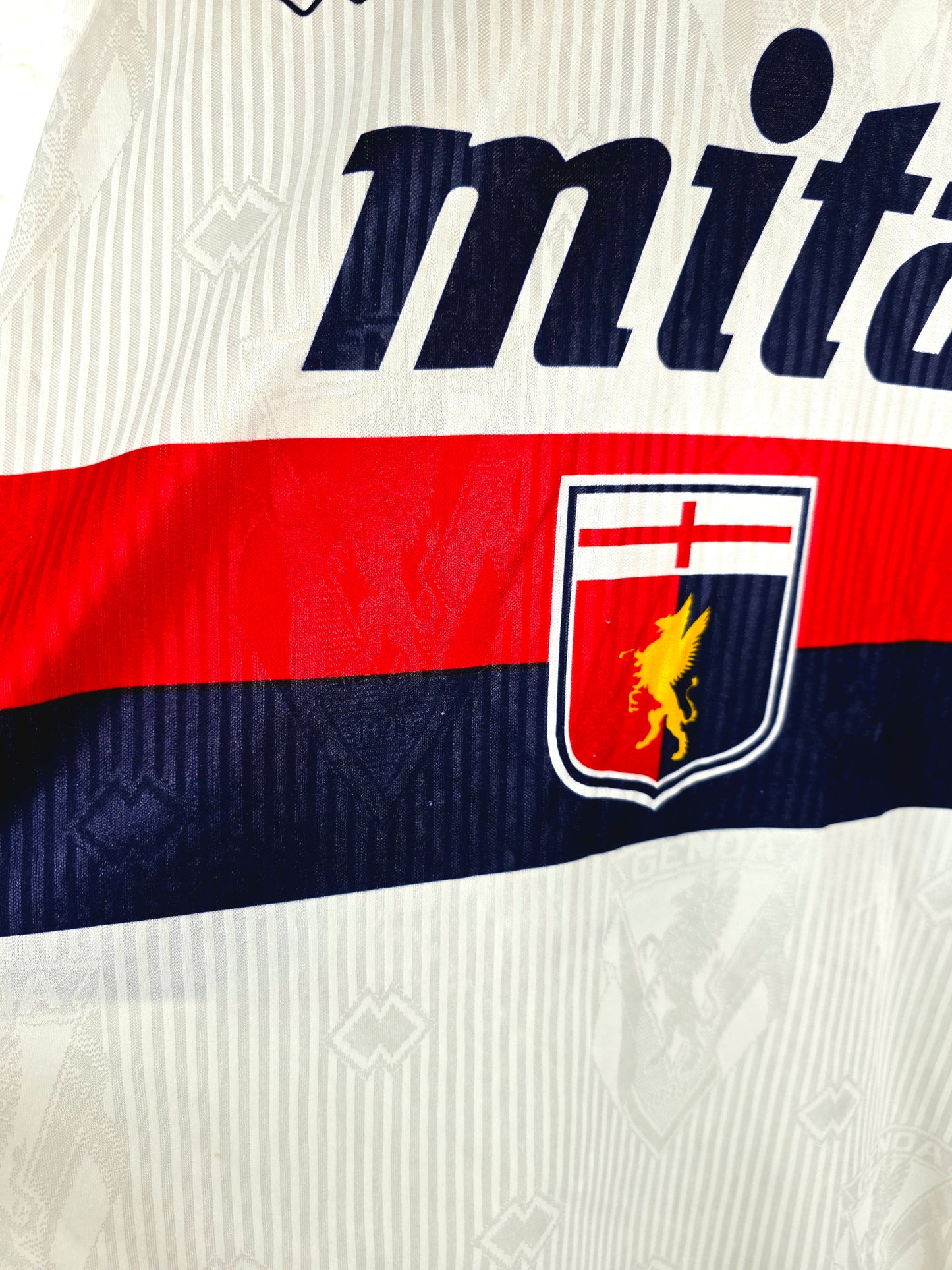 Errea Genoa 1990/91 Long Sleeve Away Shirt XL