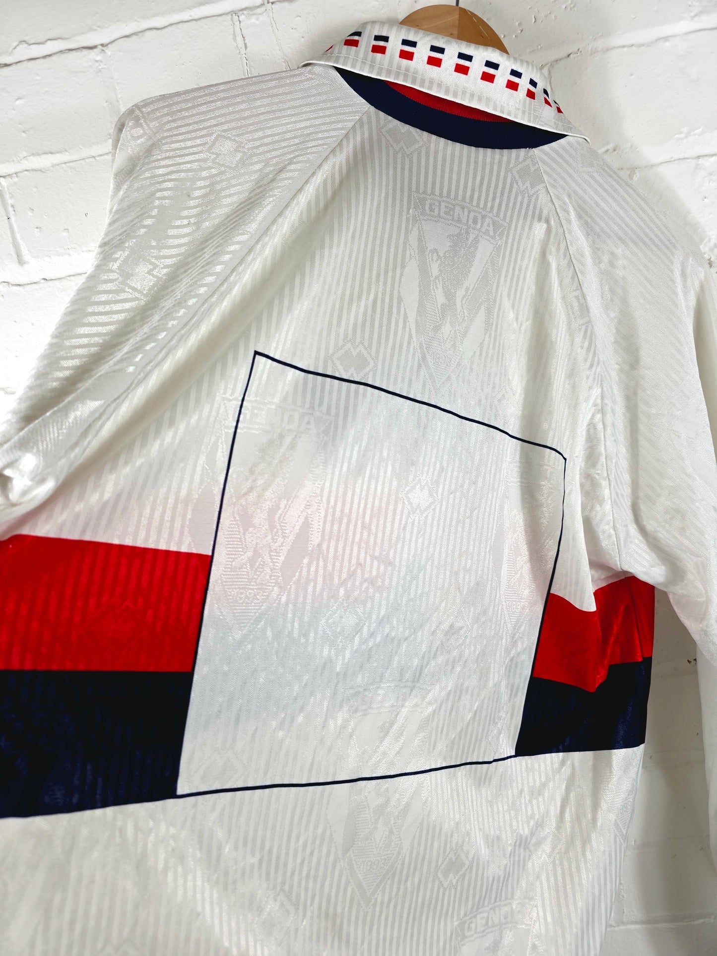 Errea Genoa 1990/91 Long Sleeve Away Shirt XL