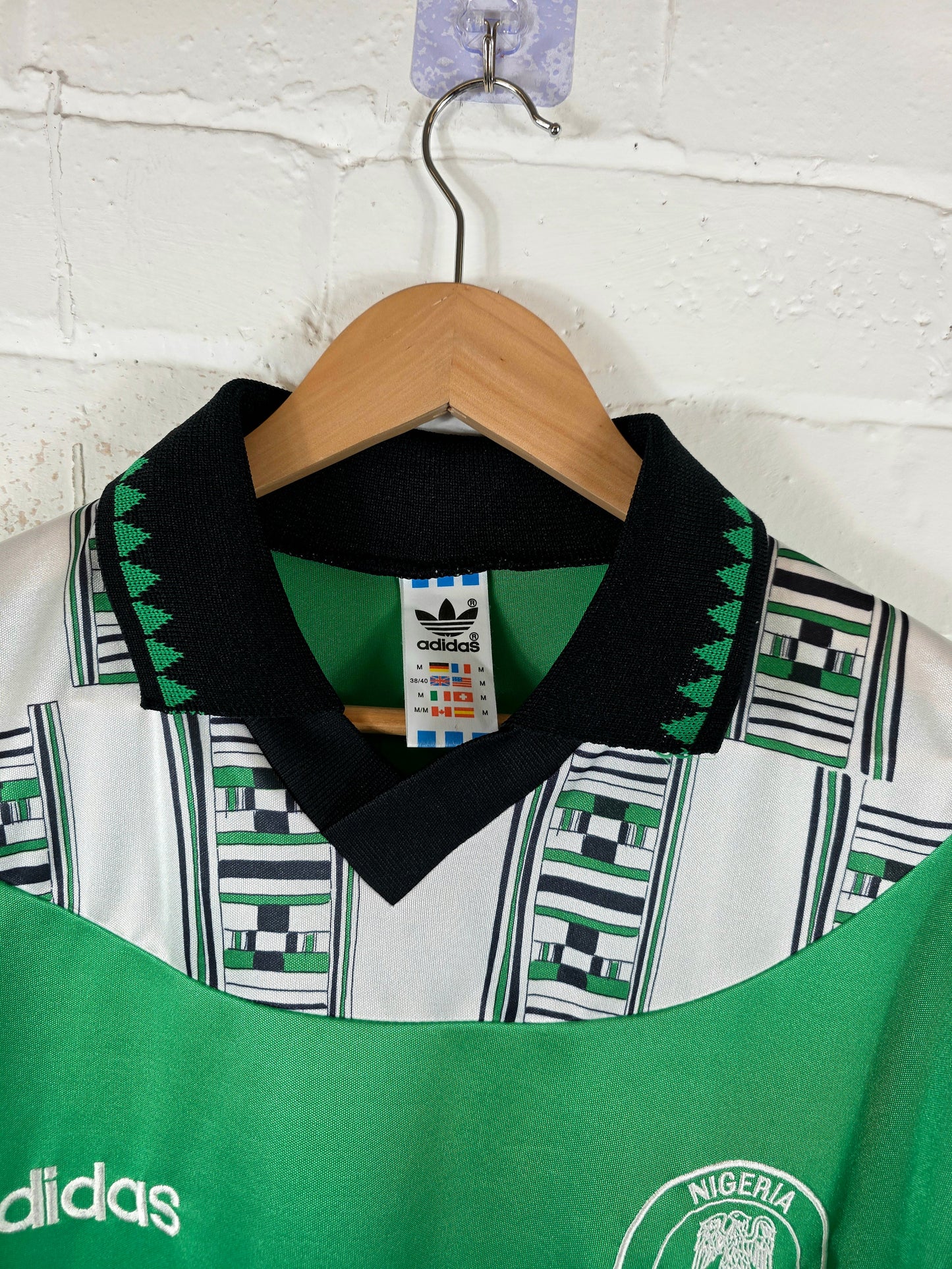 Adidas Nigeria 1994/95 Home Shirt Medium
