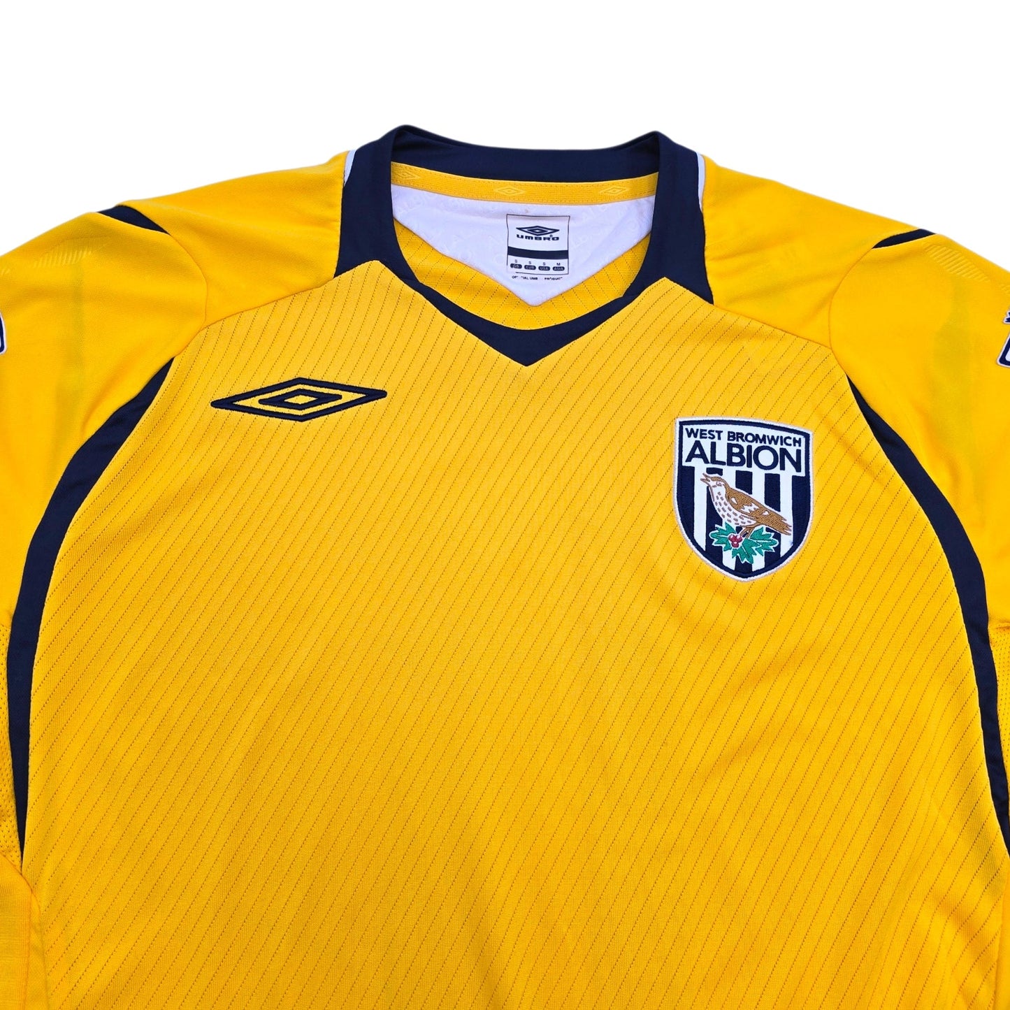 2008/09 West Bromwich Albion Away Football Shirt (S) Umbro #11 Brunt