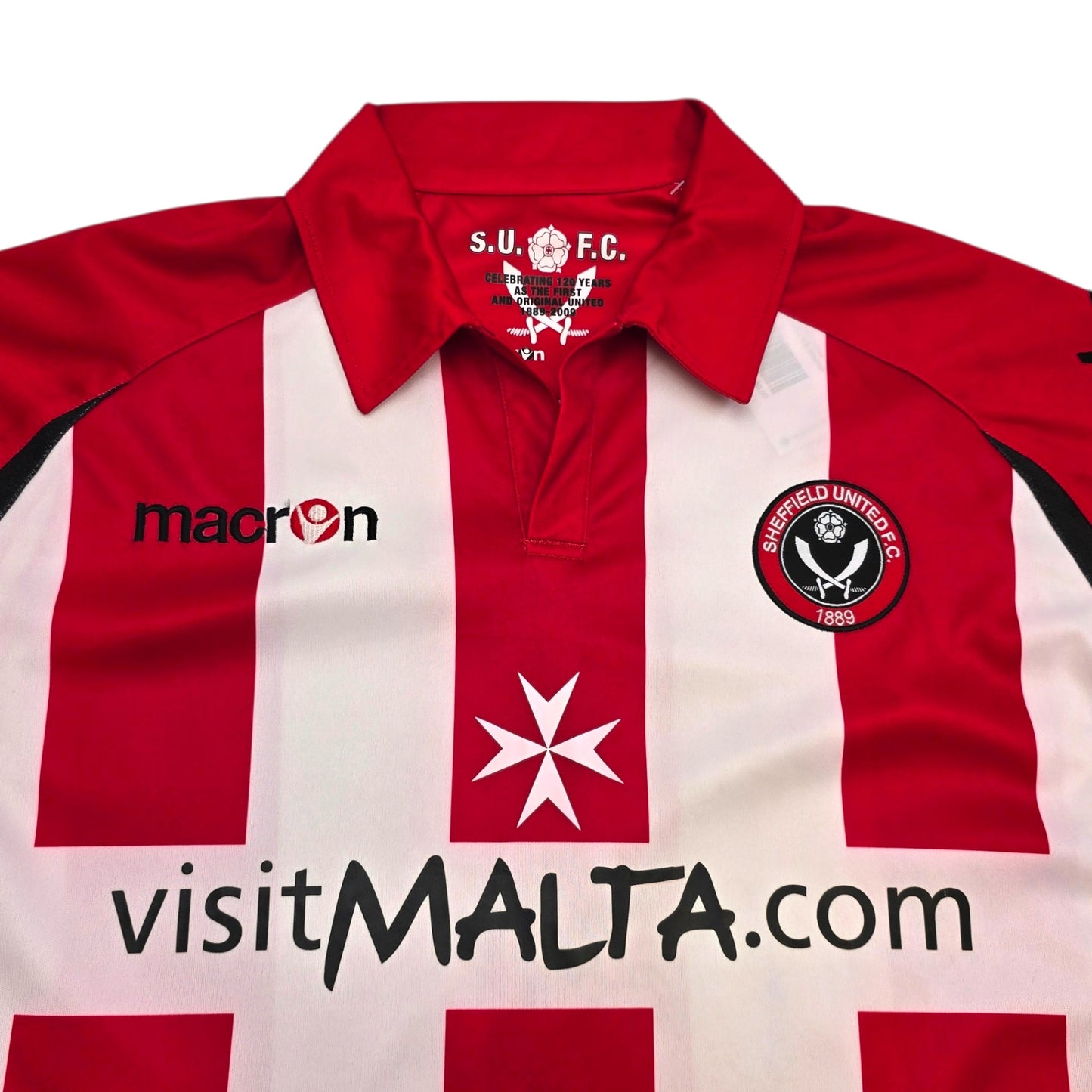 2009/10 Sheffield United Home Football Shirt (M) Macron