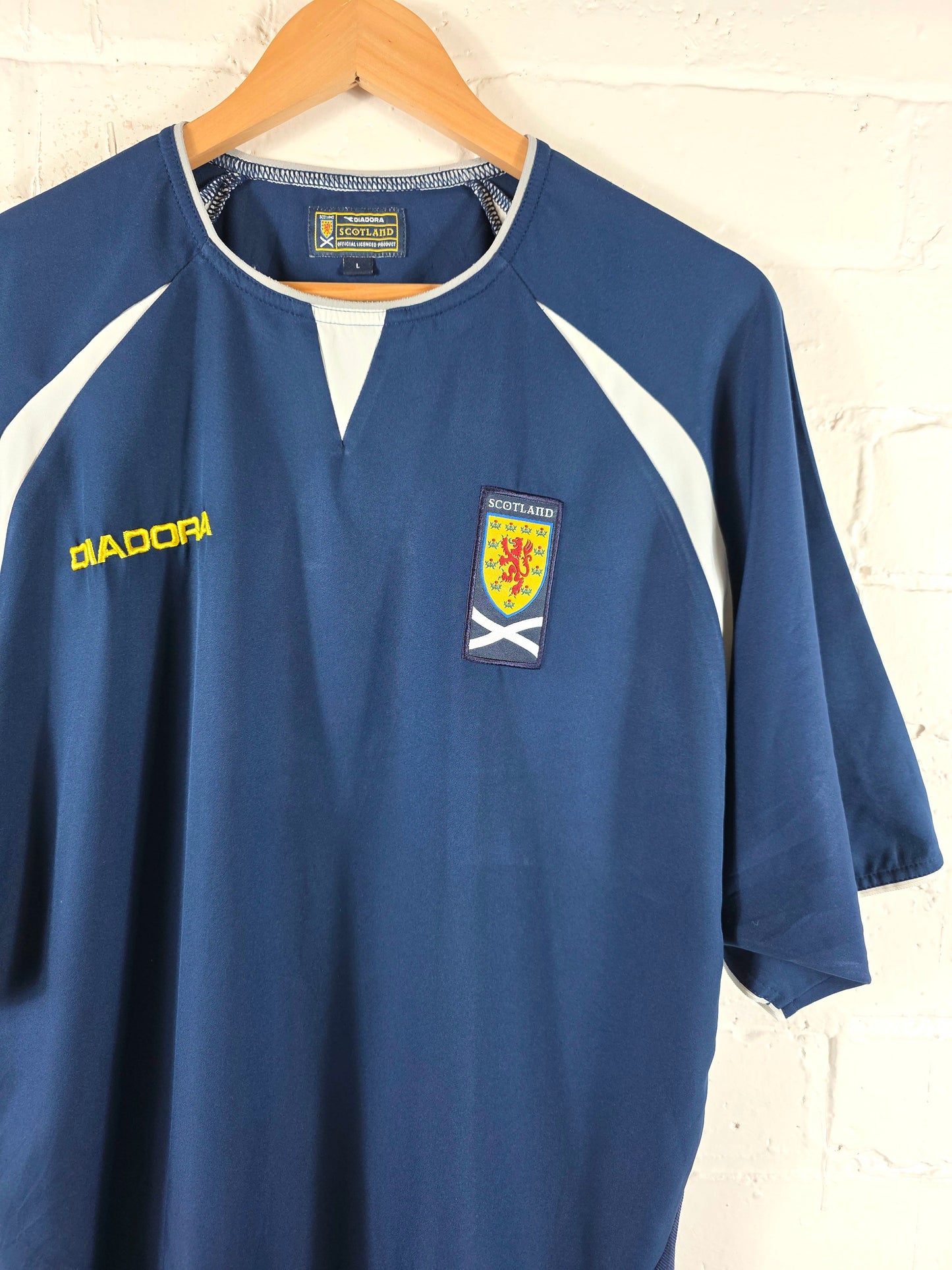 Diadora Scotland 2003/05 Home Shirt Large