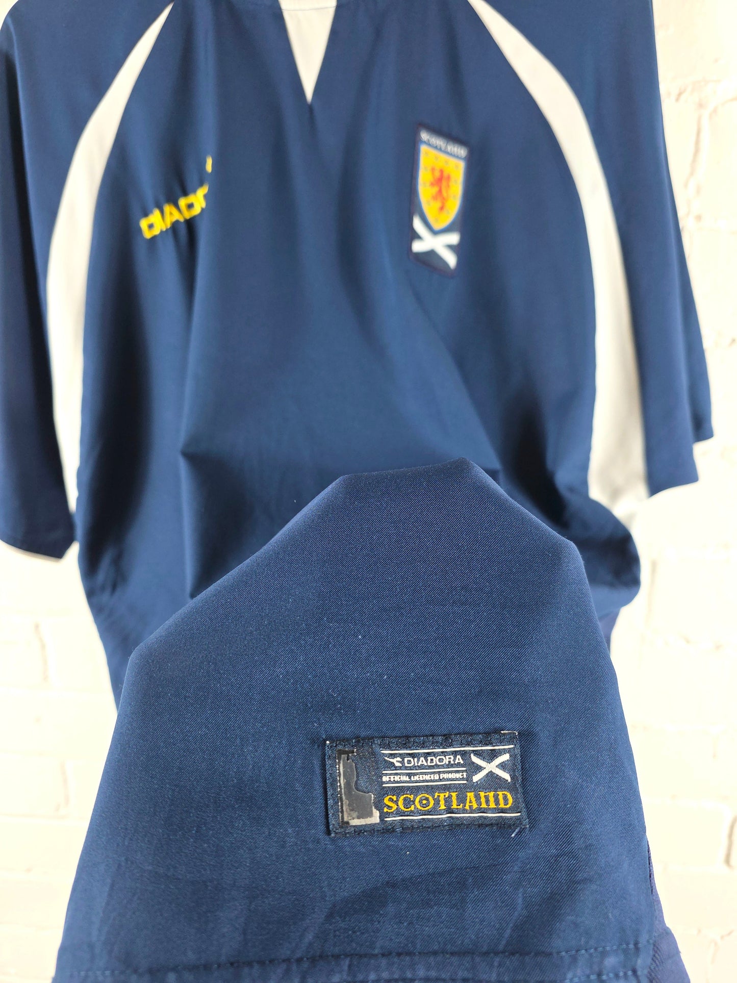 Diadora Scotland 2003/05 Home Shirt Large