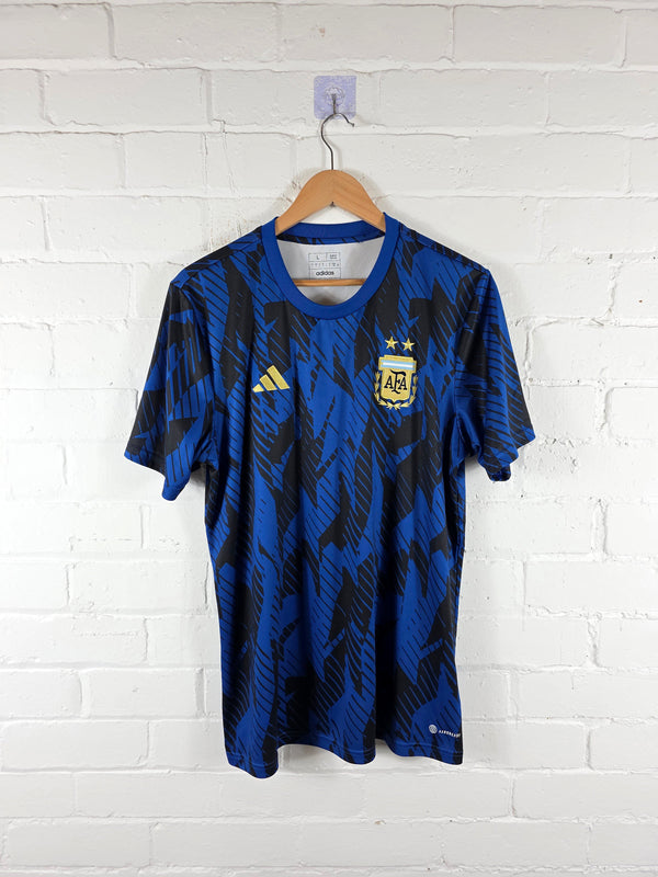 Adidas Argentina 2022/23 Pre-Match Training Shirt Large