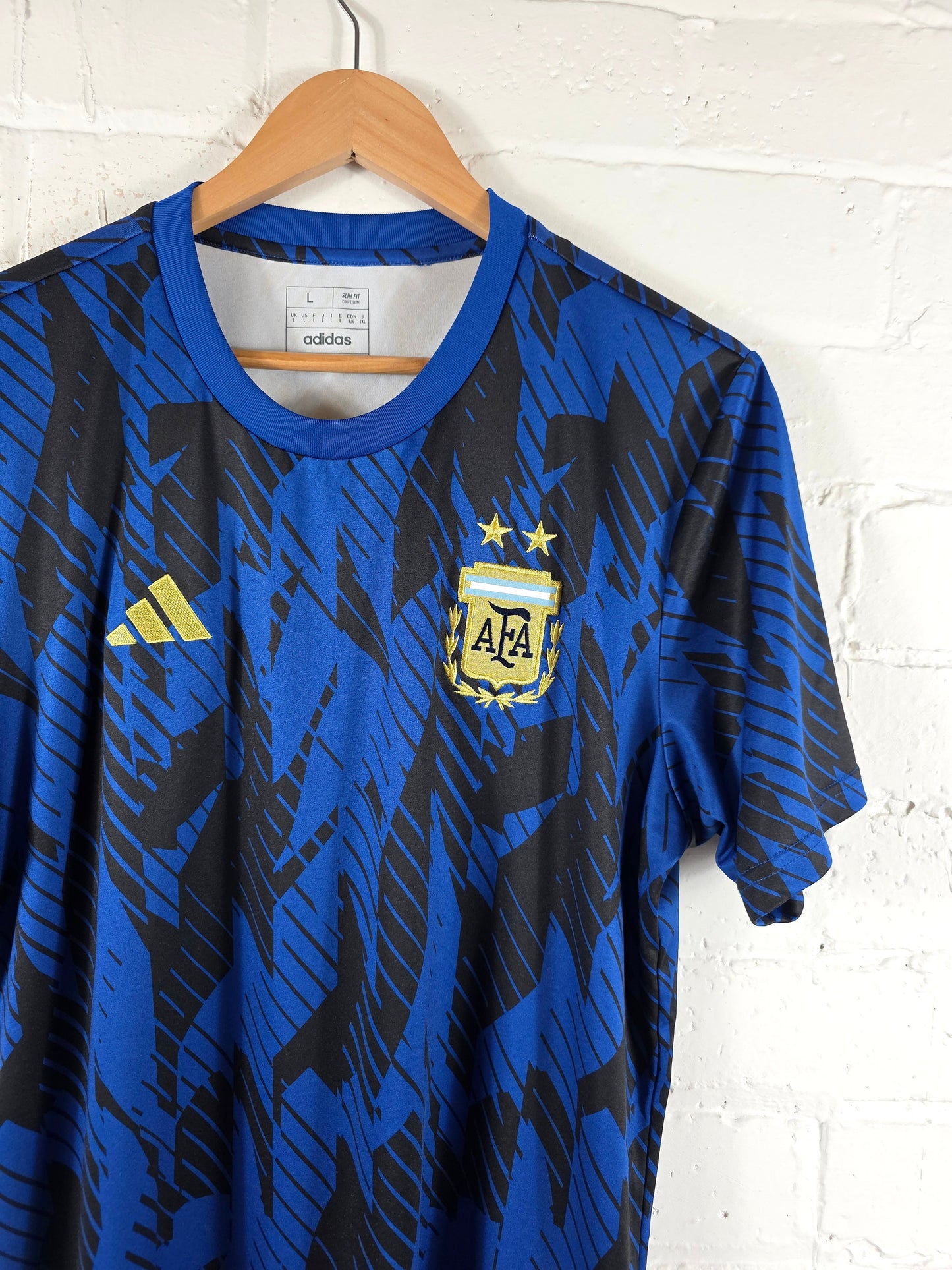 Adidas Argentina 2022/23 Pre-Match Training Shirt Large