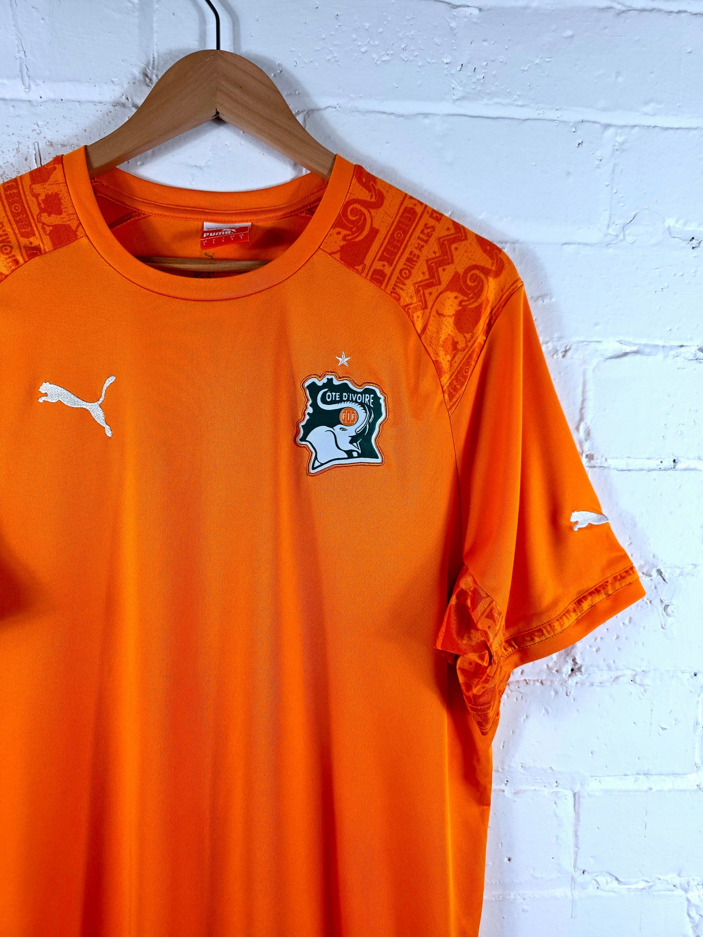 Puma Ivory Coast 2014/16 Home Shirt Large