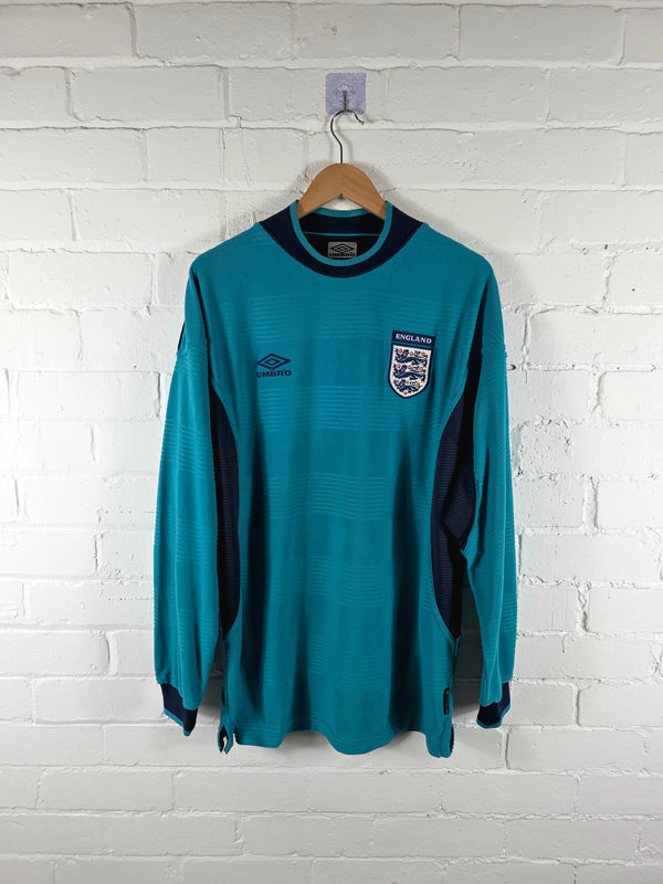 Umbro England 1999/01 Long Sleeve Goalkeeper Shirt Large