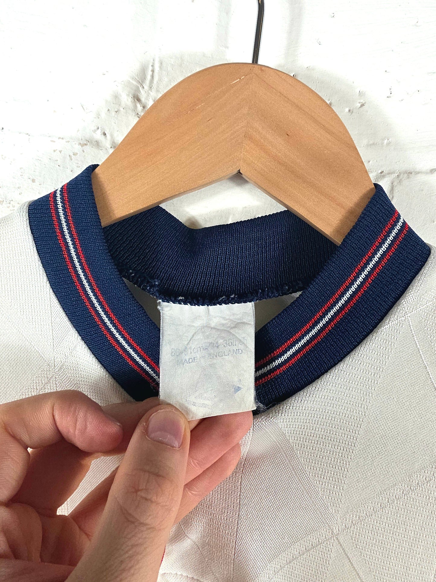 Umbro England 1987/90 Home Shirt Small