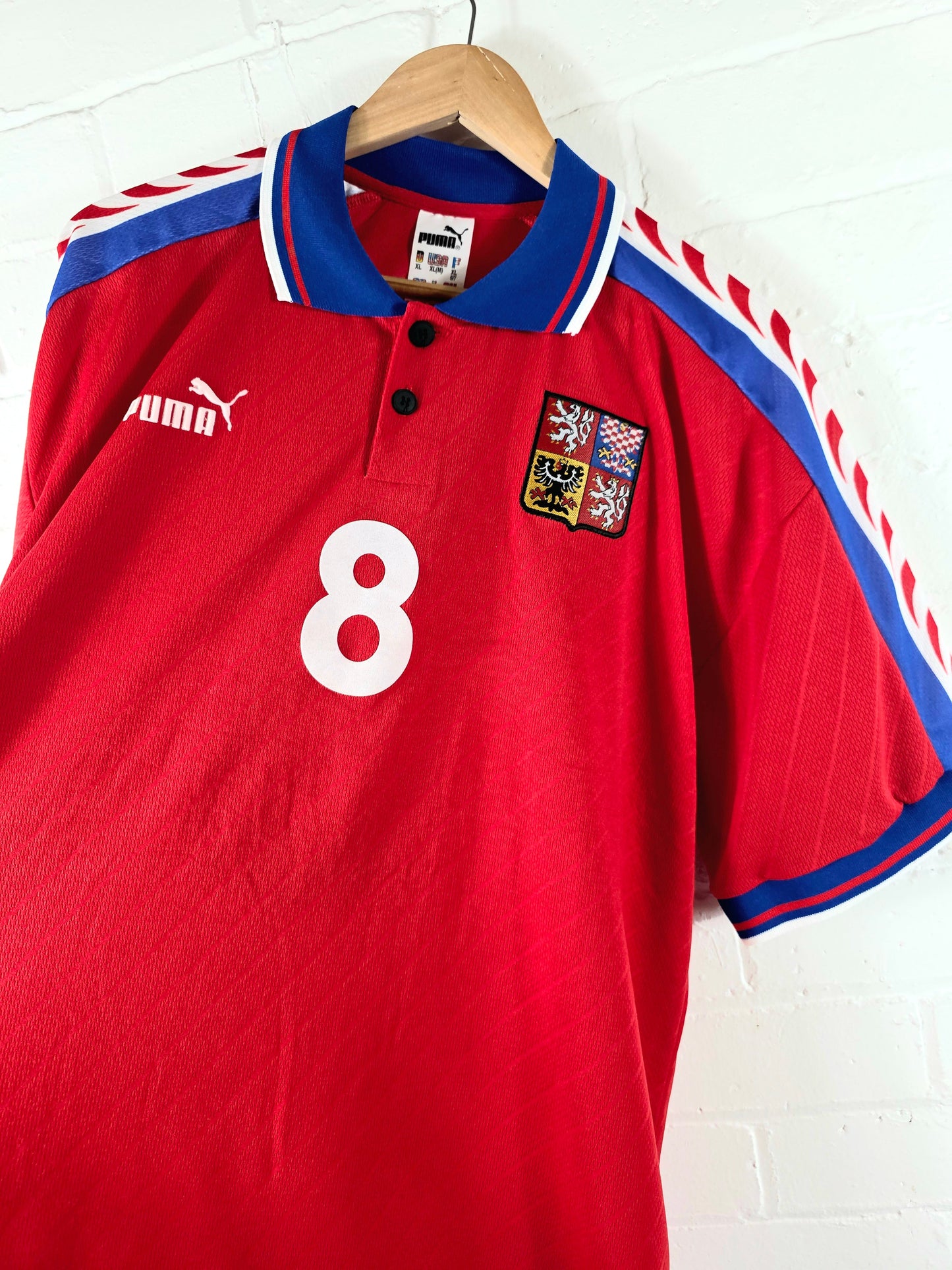 Puma Czech Republic 1996/98 'Poborsky 8' Home Shirt XL