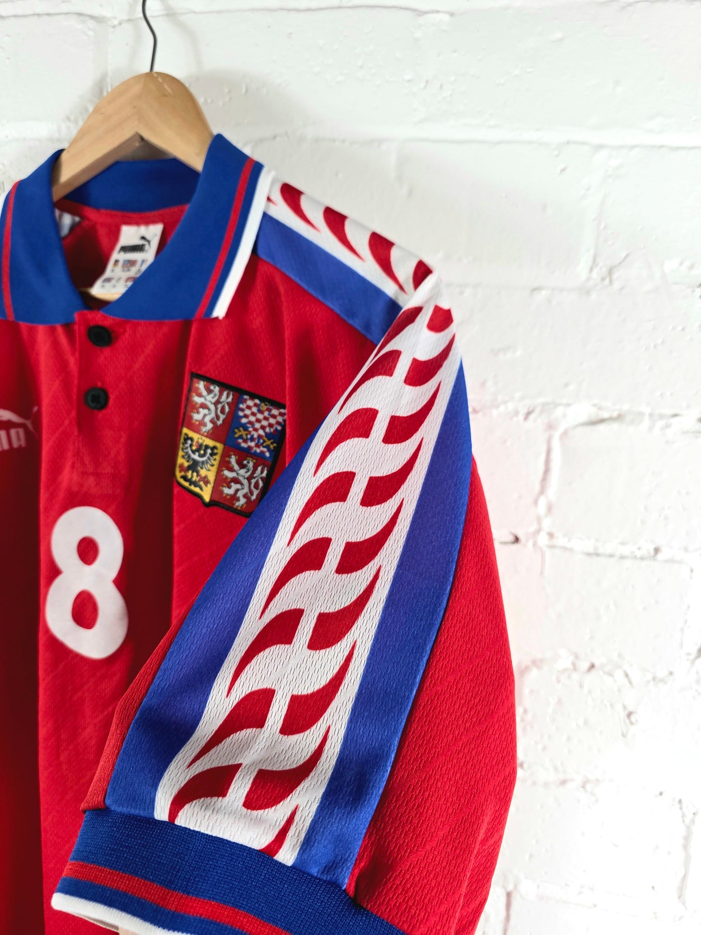 Puma Czech Republic 1996/98 'Poborsky 8' Home Shirt XL