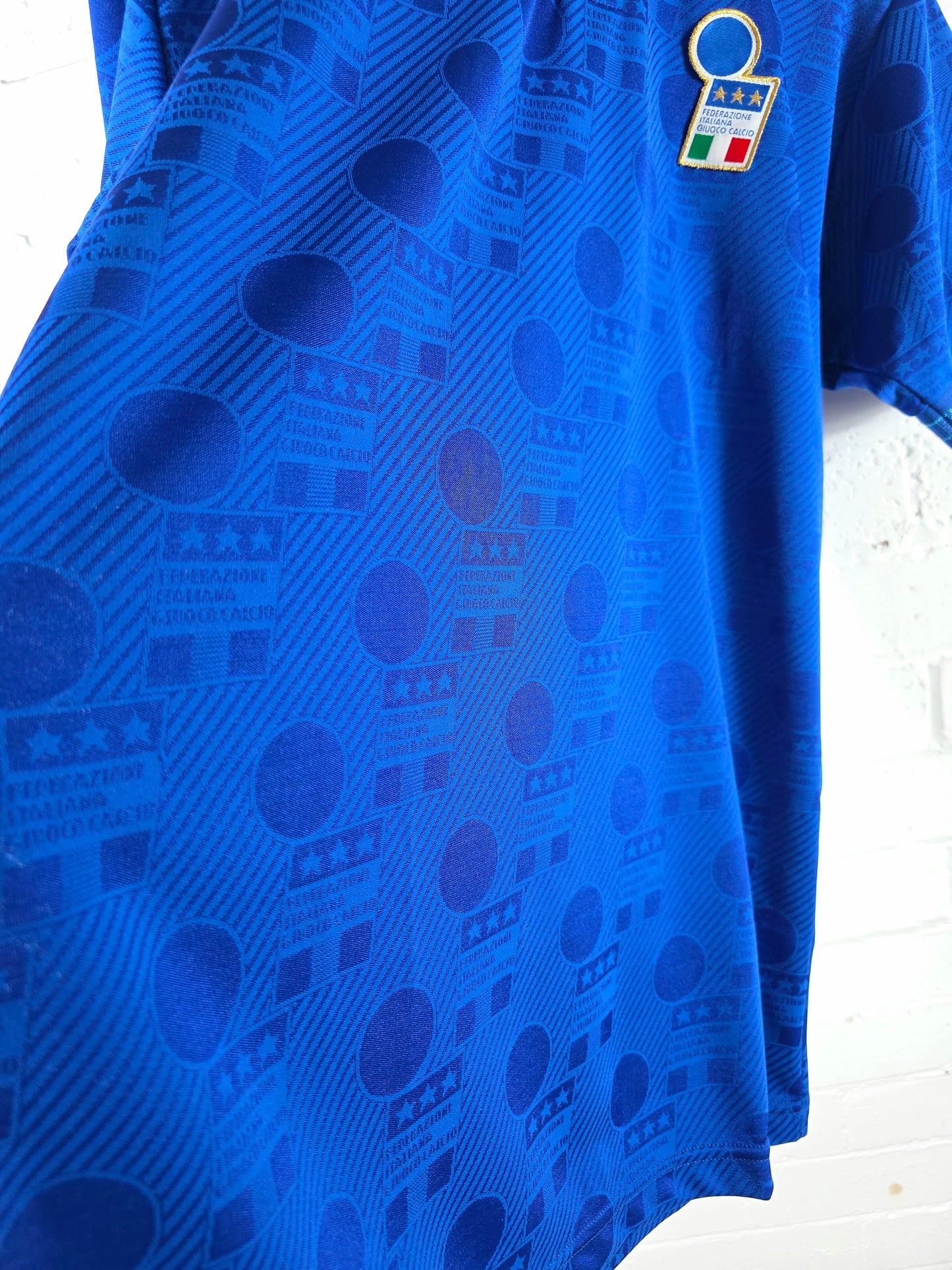 Diadora Italy 1993/94 Player Spec Home Shirt Large
