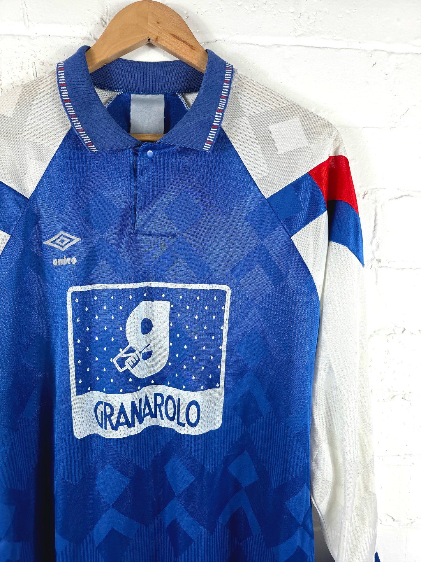 Umbro Vintage 1990s Long Sleeve Vintage Template Shirt Large