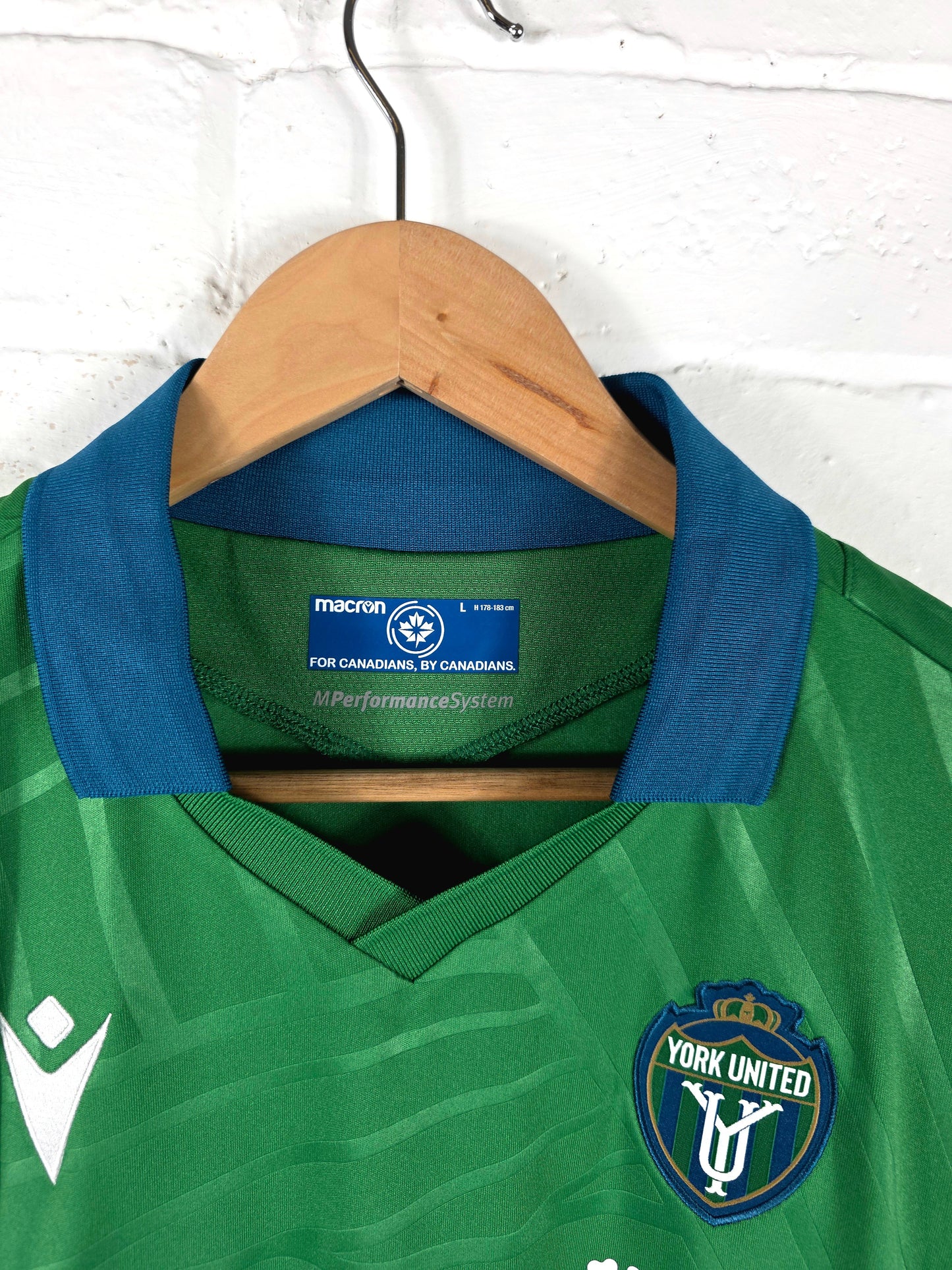 Macron York United 2023 'Thompson 6' Away Shirt Large