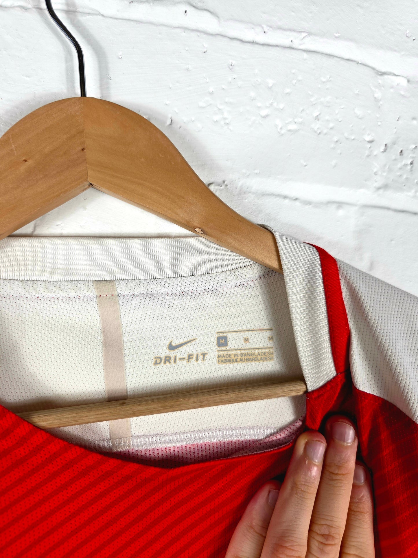 Nike A.S Monaco 2016/17 'Diallo 34' Match Issue Home Shirt Medium