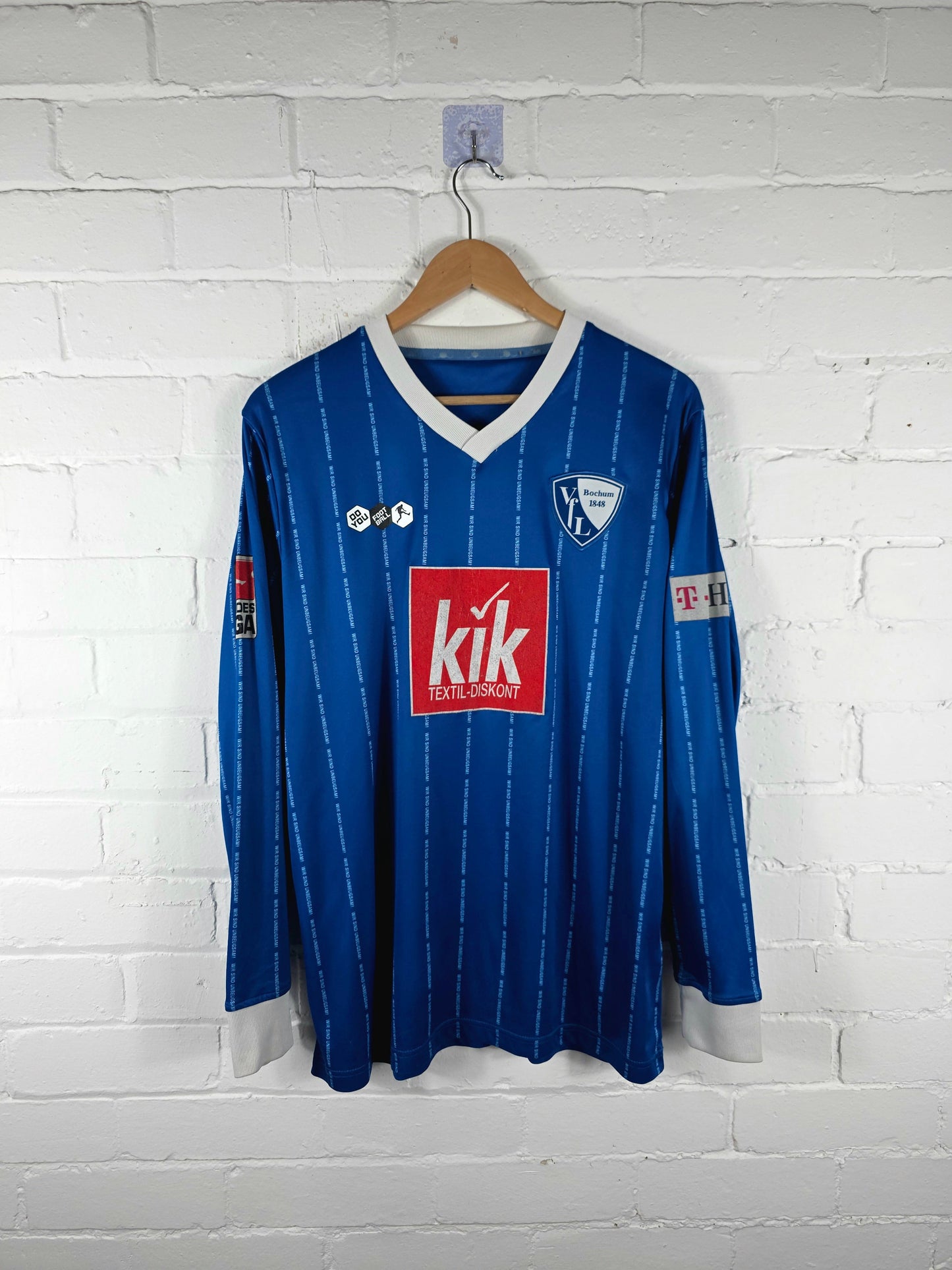 Do You Football Bochum 2008/09 'Epalle 10' Match Issue Long Sleeve Home Shirt XL