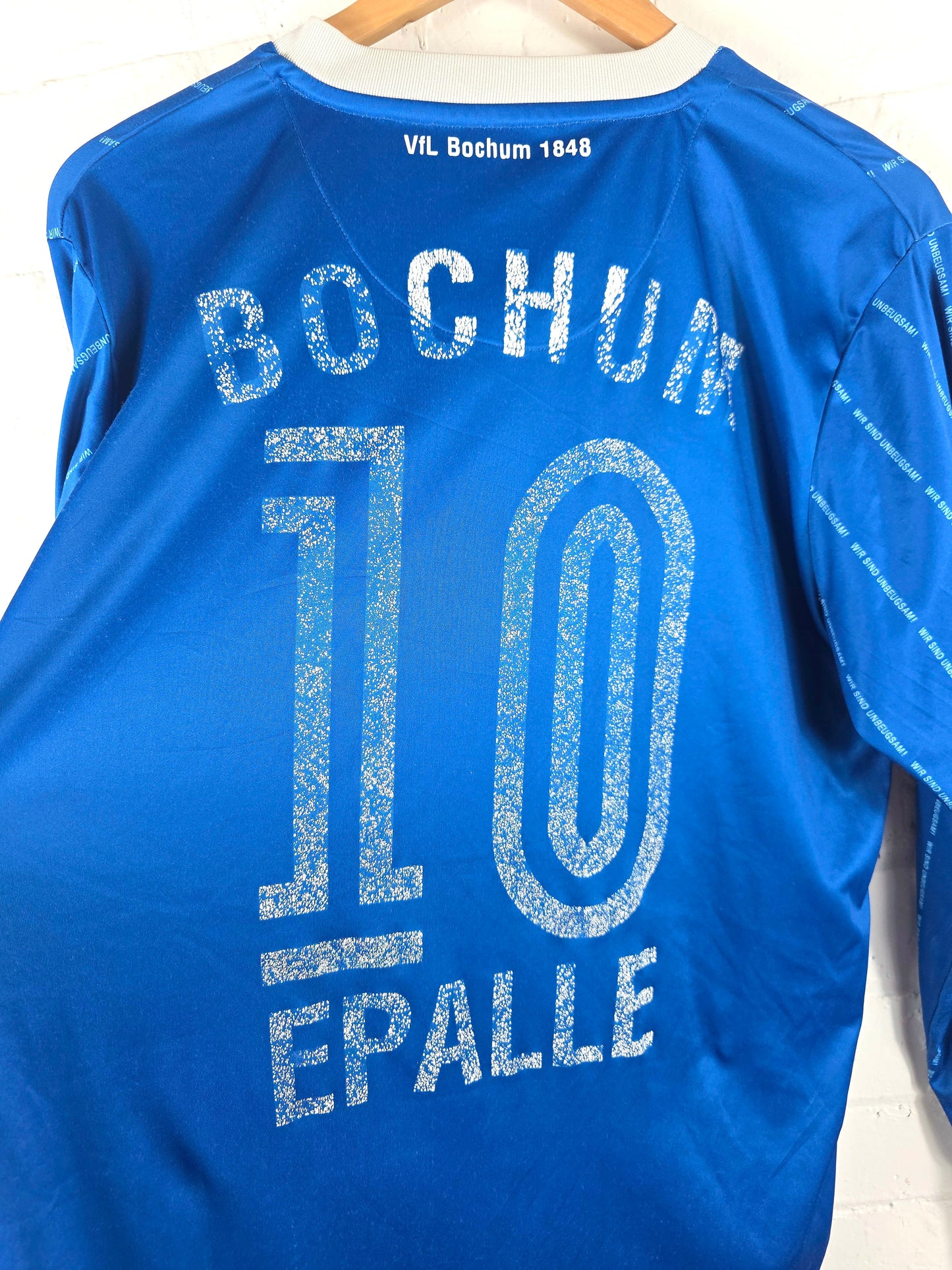 Do You Football Bochum 2008/09 'Epalle 10' Match Issue Long Sleeve Home Shirt XL
