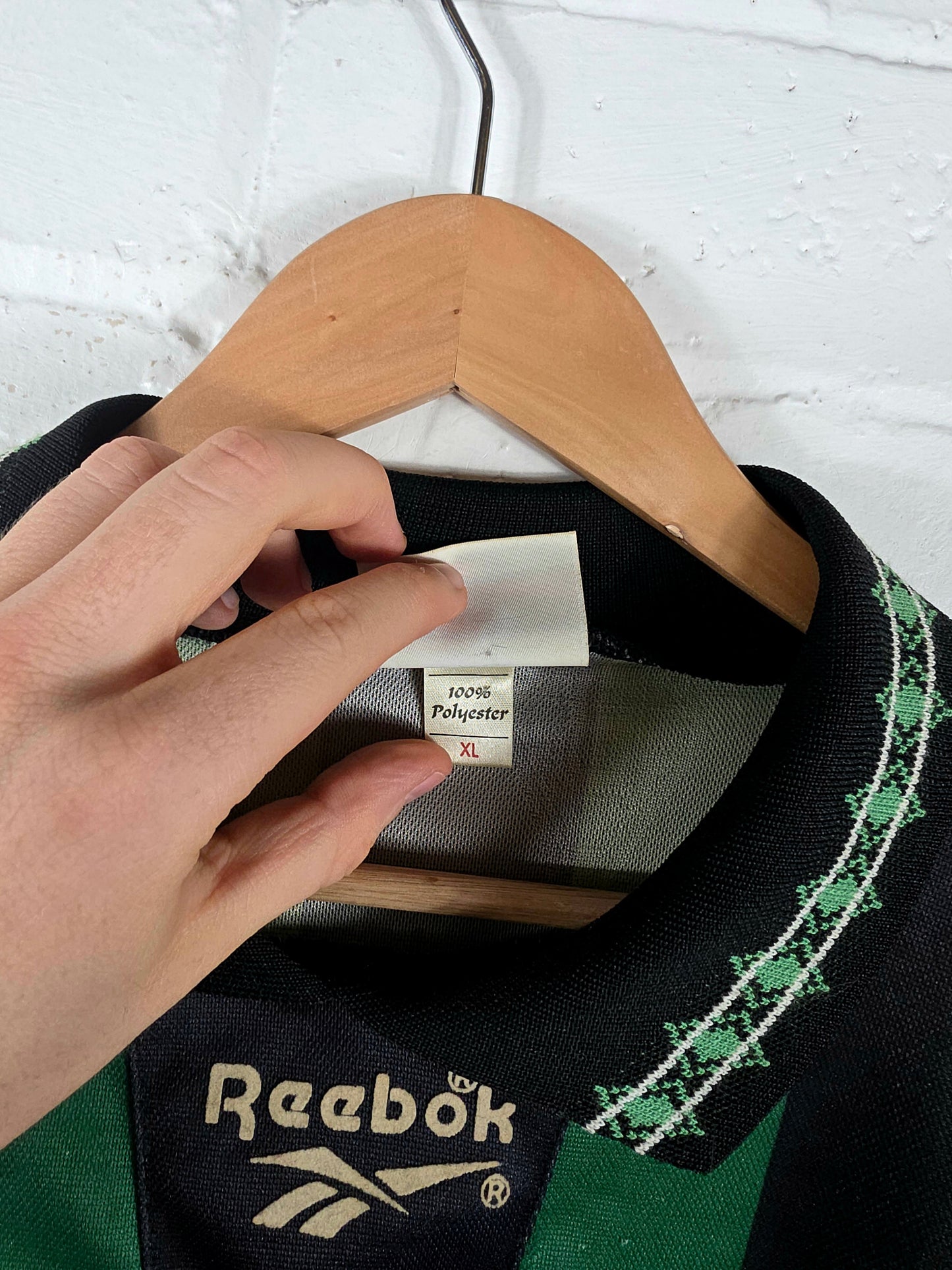 Reebok Borussia Monchengladbach 1995/96 Long Sleeve Home Shirt XL