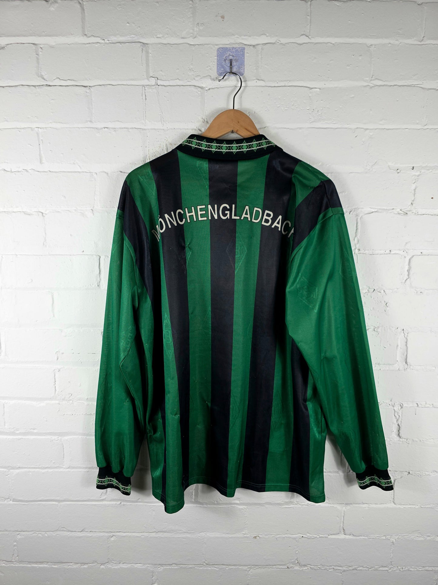 Reebok Borussia Monchengladbach 1995/96 Long Sleeve Home Shirt XL