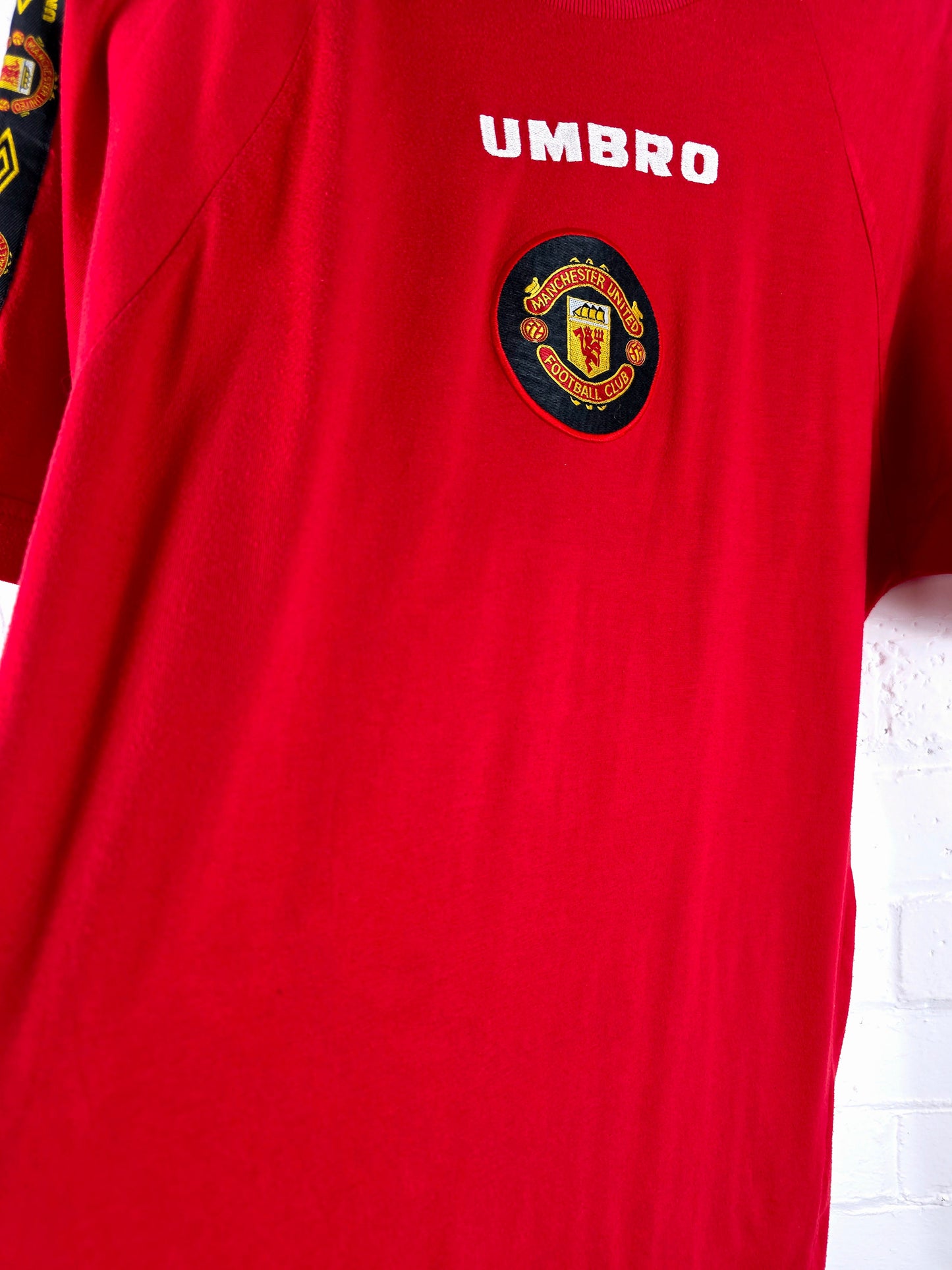Umbro Manchester United 1996/97 Cotton Training Football Shirt Medium