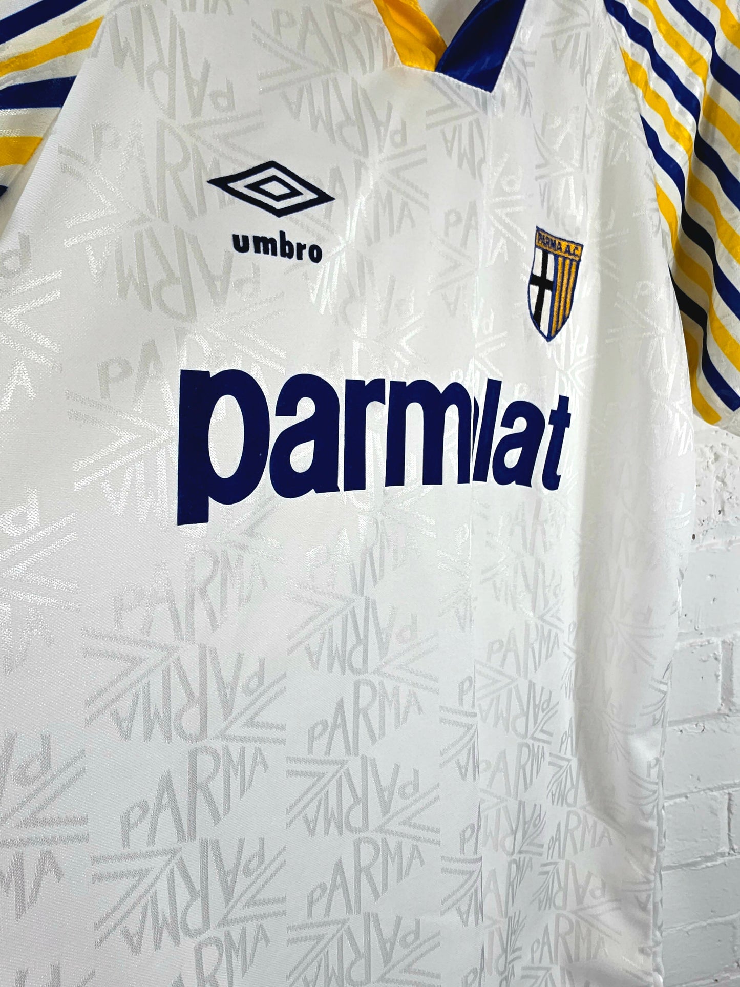 Umbro Parma 1991/92 Home Shirt Large