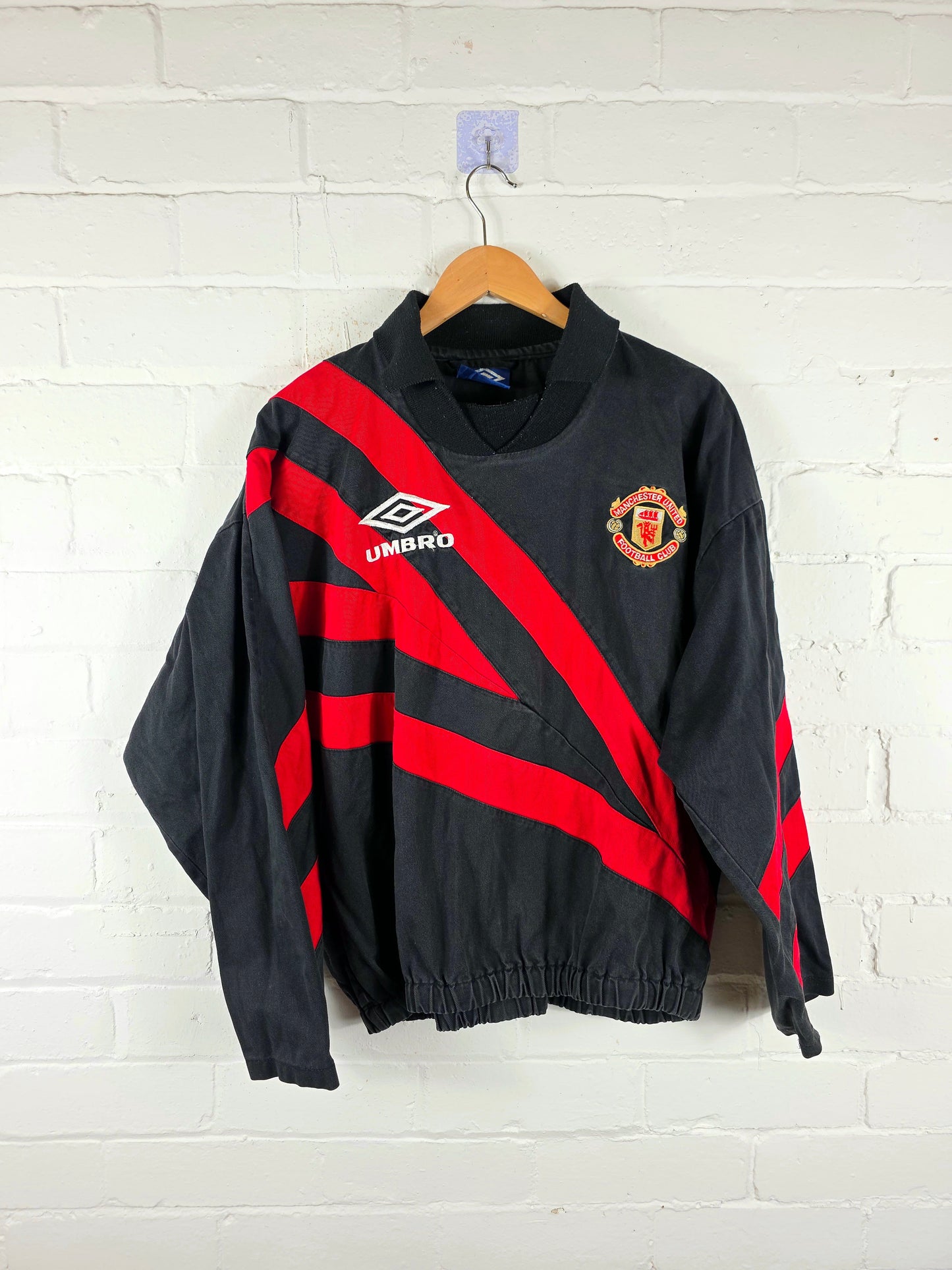 Umbro Manchester United 1992/93 Training Drill Top Large