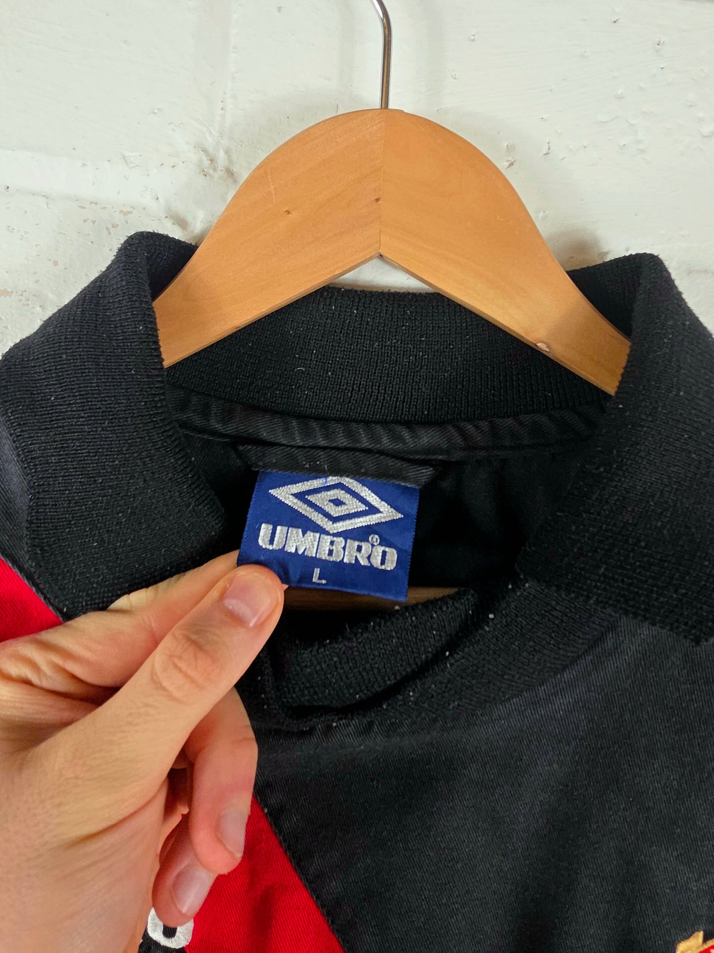 Umbro Manchester United 1992/93 Training Drill Top Large