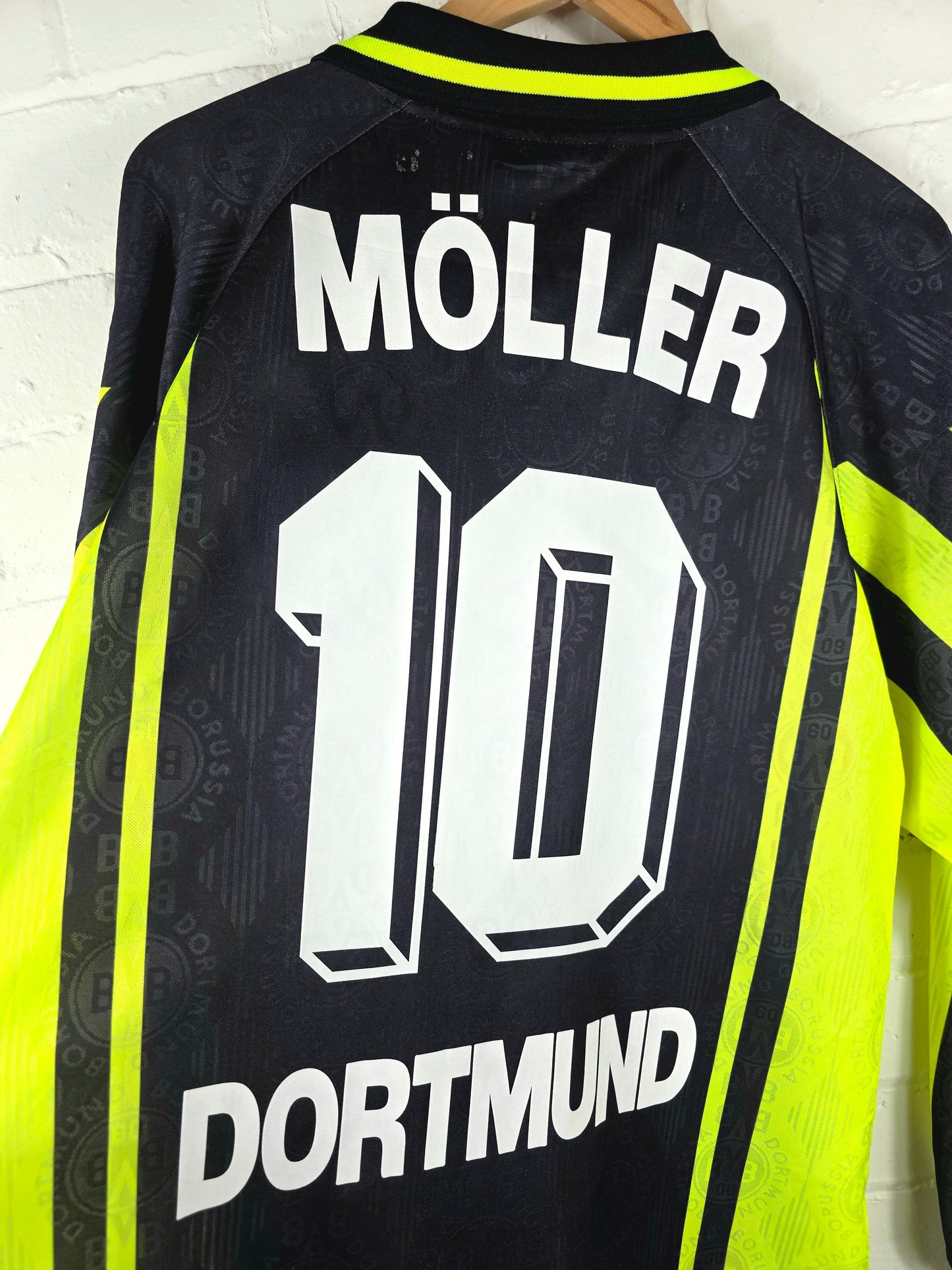 Nike Borussia Dortmund 1996/97 'Moller 10' Long Sleeve Away Shirt XXL