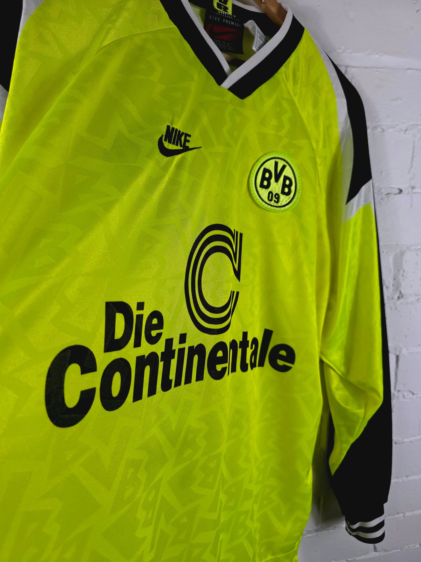 Nike Borussia Dortmund 1995/96 Long Sleeve Home Shirt XL