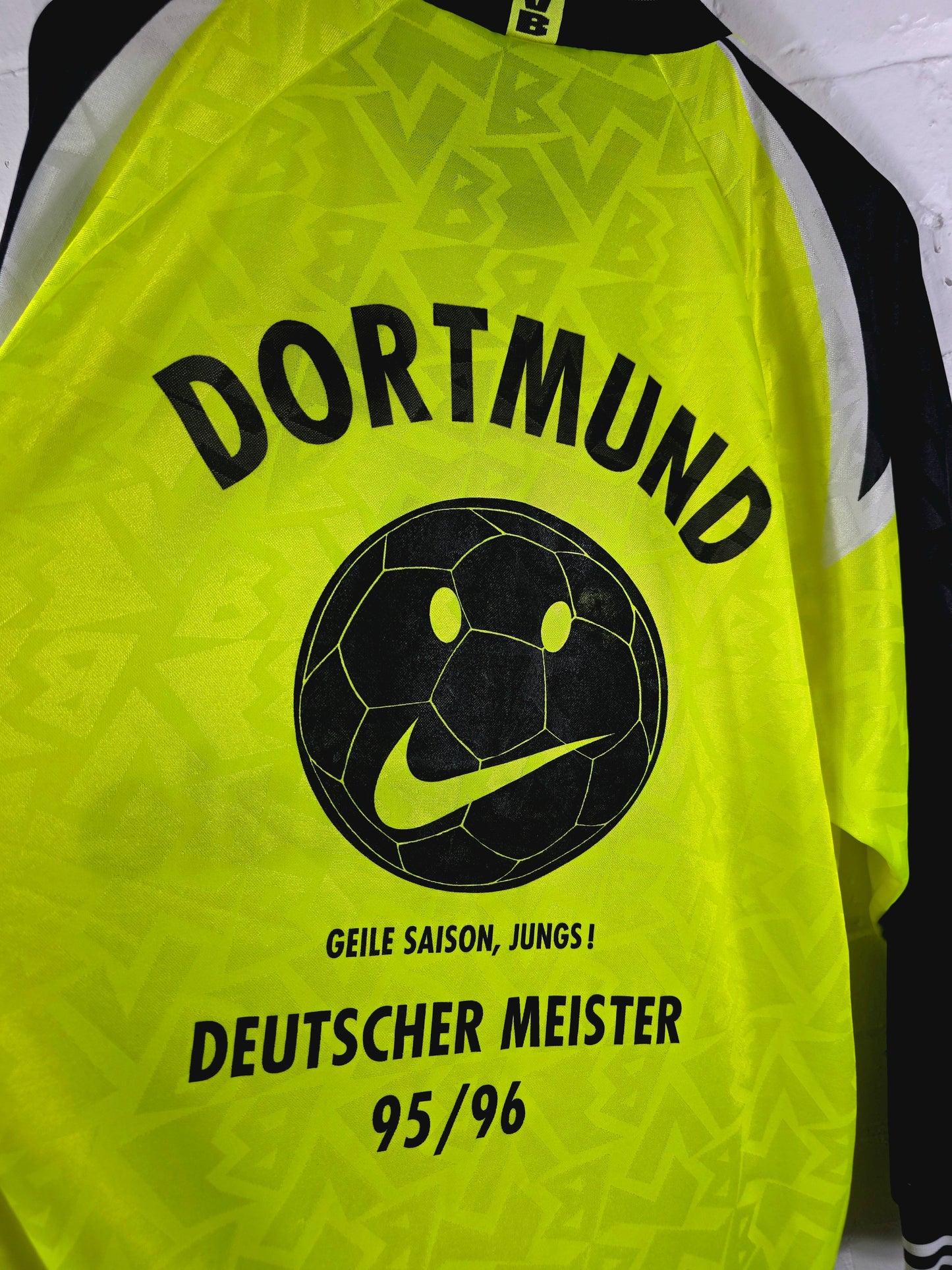 Nike Borussia Dortmund 1995/96 Long Sleeve Home Shirt XL
