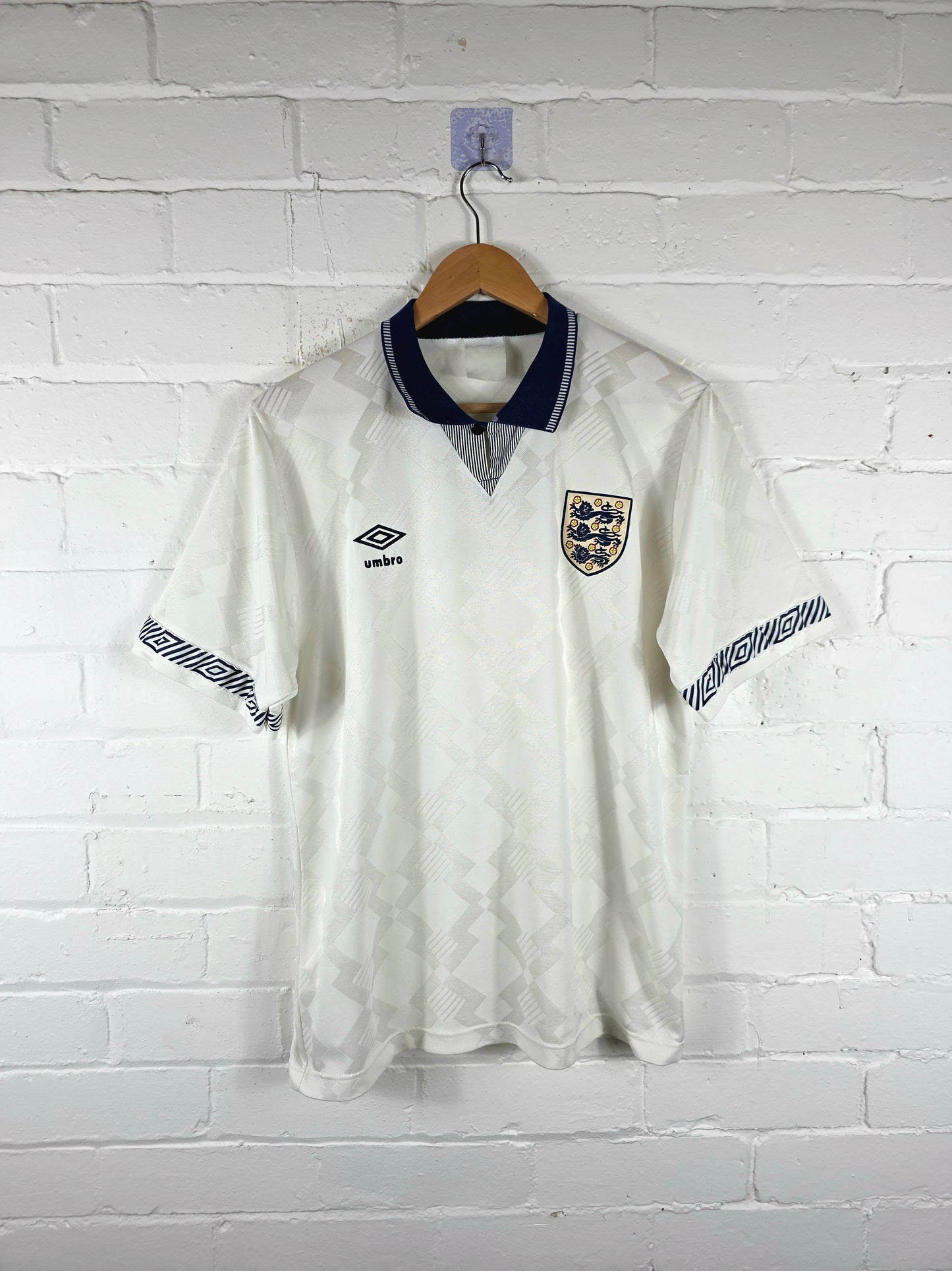 Umbro England 1990/92 Home Shirt Medium
