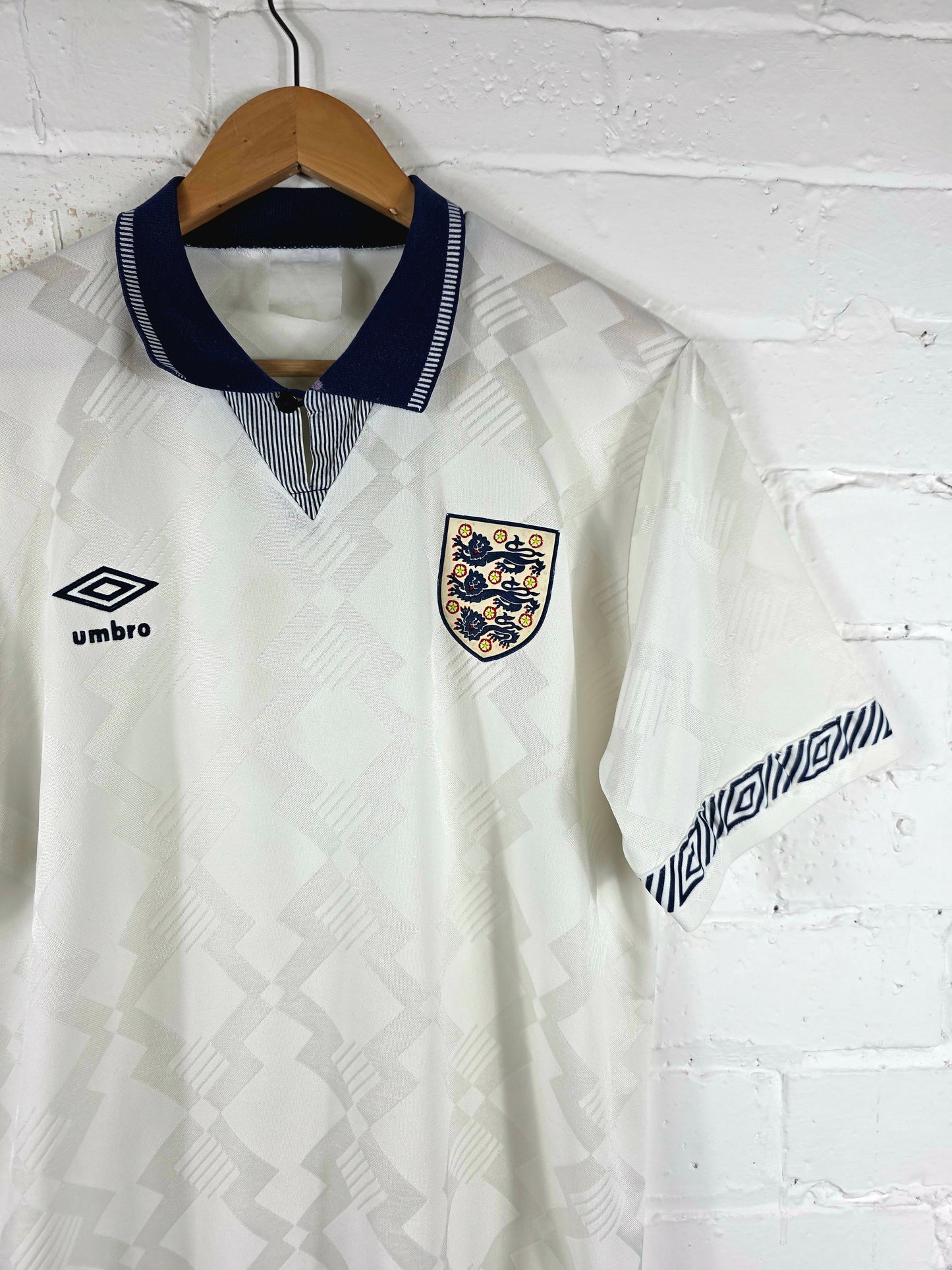 Umbro England 1990/92 Home Shirt Medium