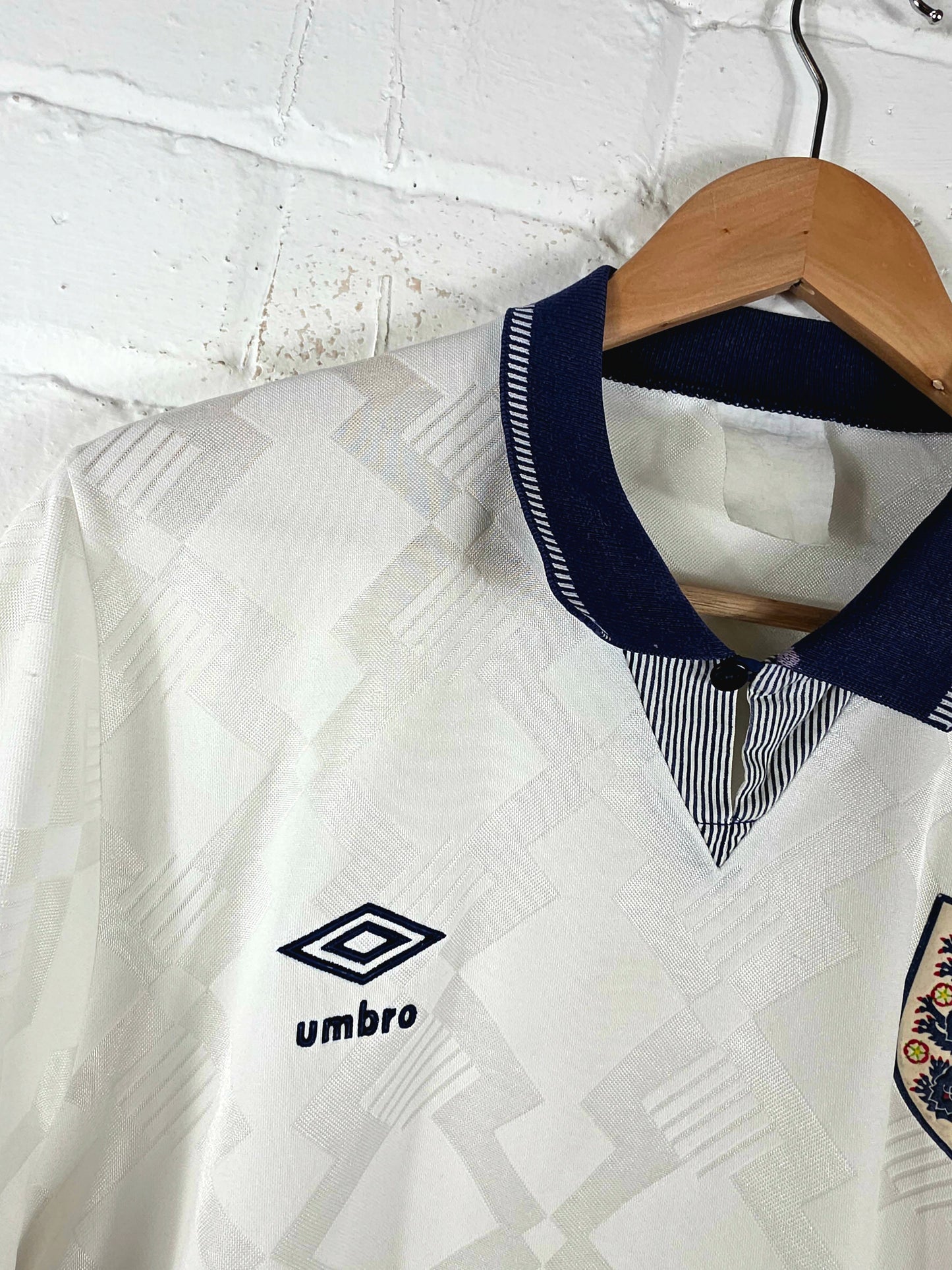 Umbro England 1990/92 Home Shirt Medium
