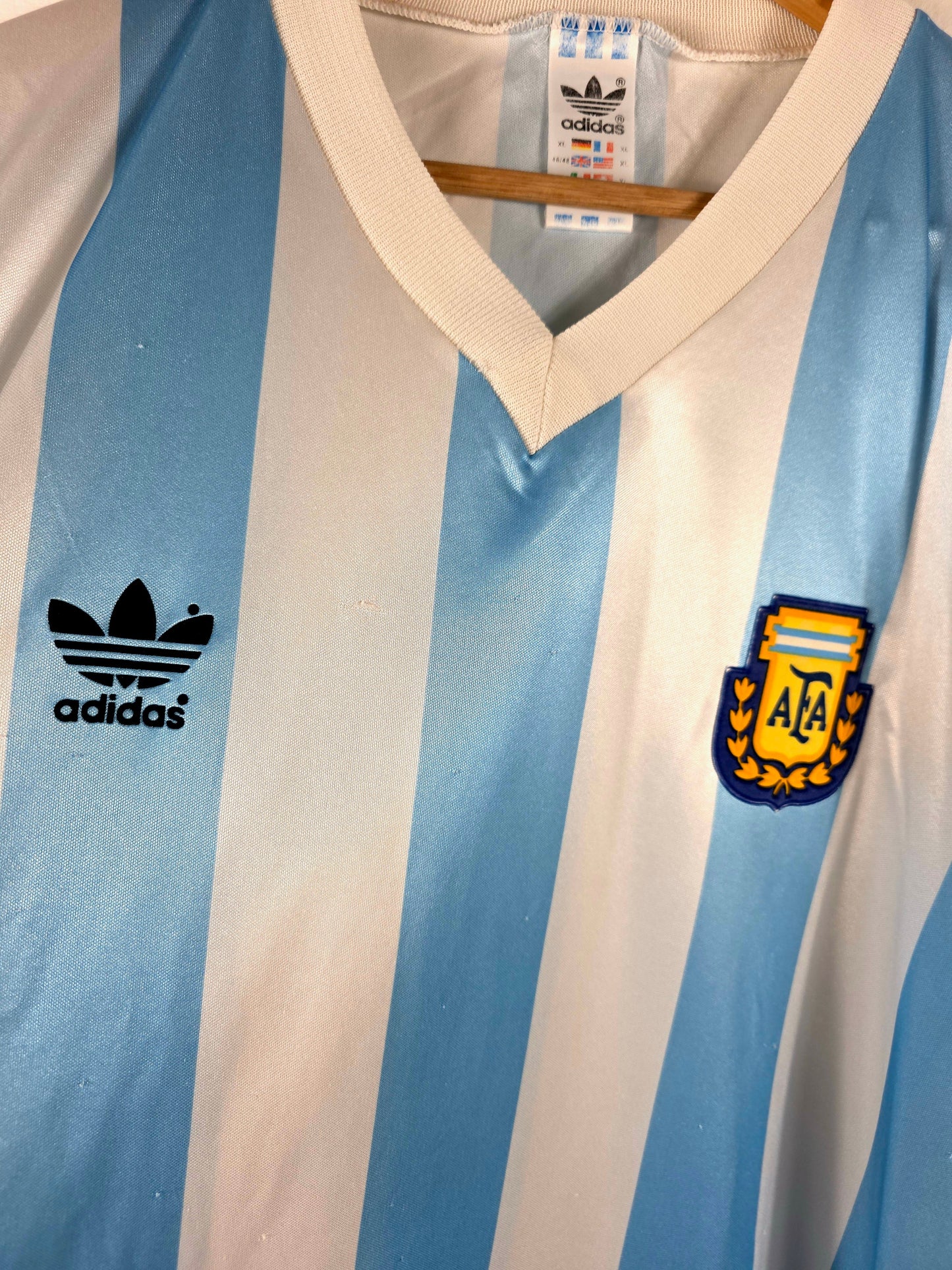 Adidas Argentina 1990/91 Home Shirt XL