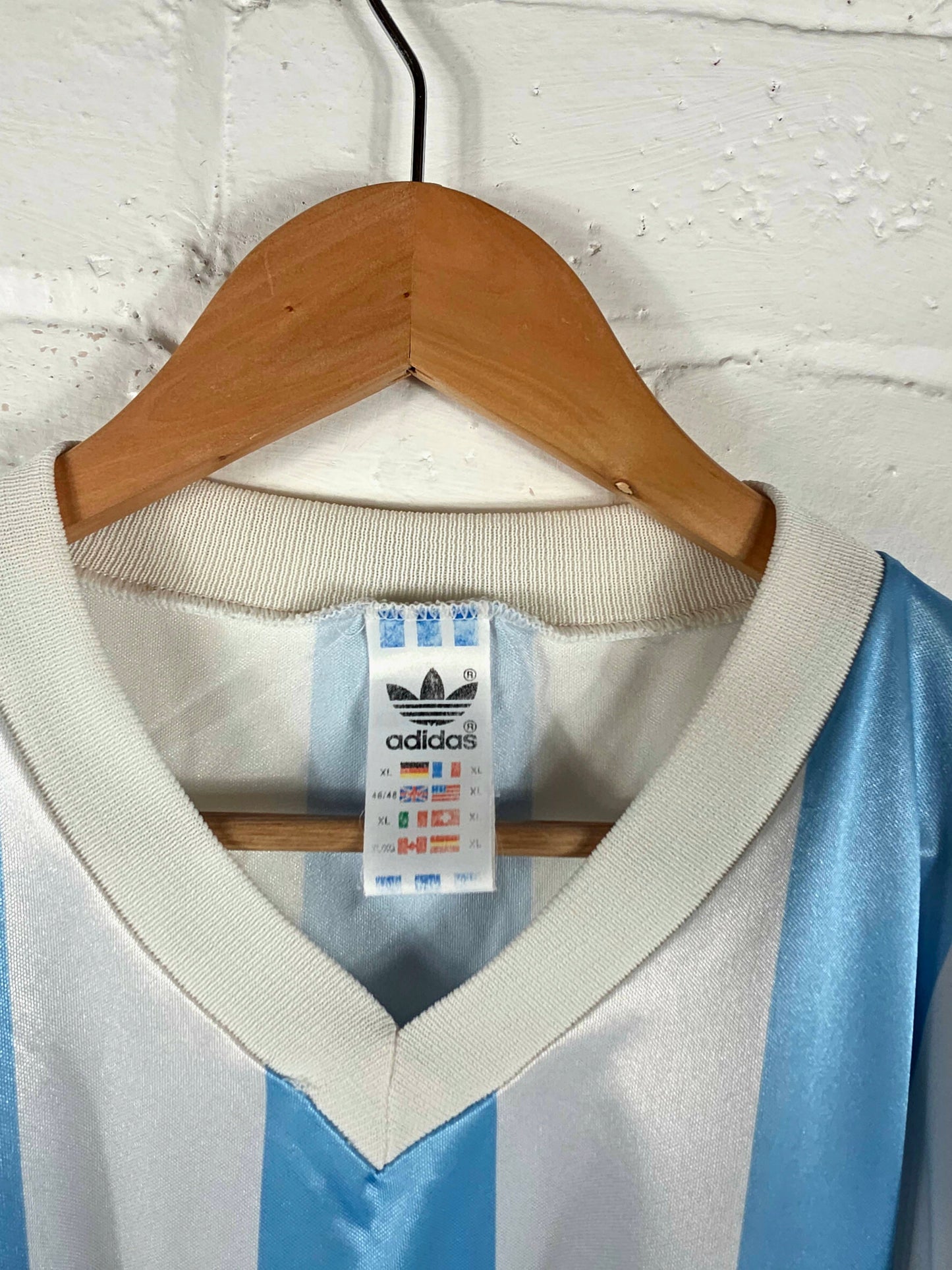 Adidas Argentina 1990/91 Home Shirt XL