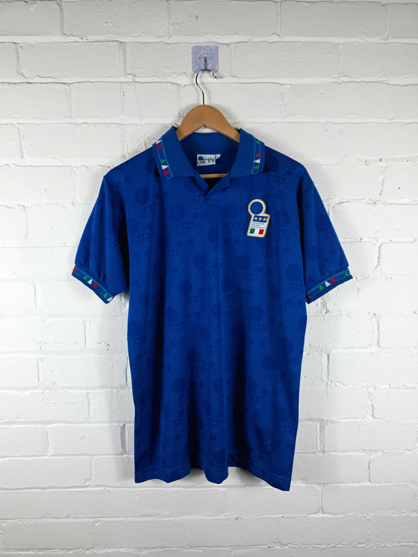 Diadora Italy 1993/94 '10 (Baggio)' Player Spec Home Shirt Medium