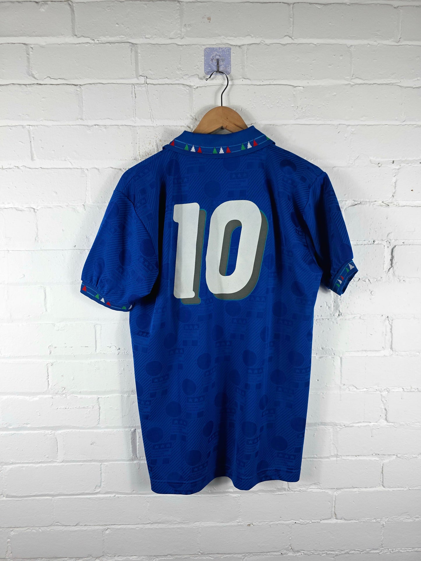 Diadora Italy 1993/94 '10 (Baggio)' Player Spec Home Shirt Medium