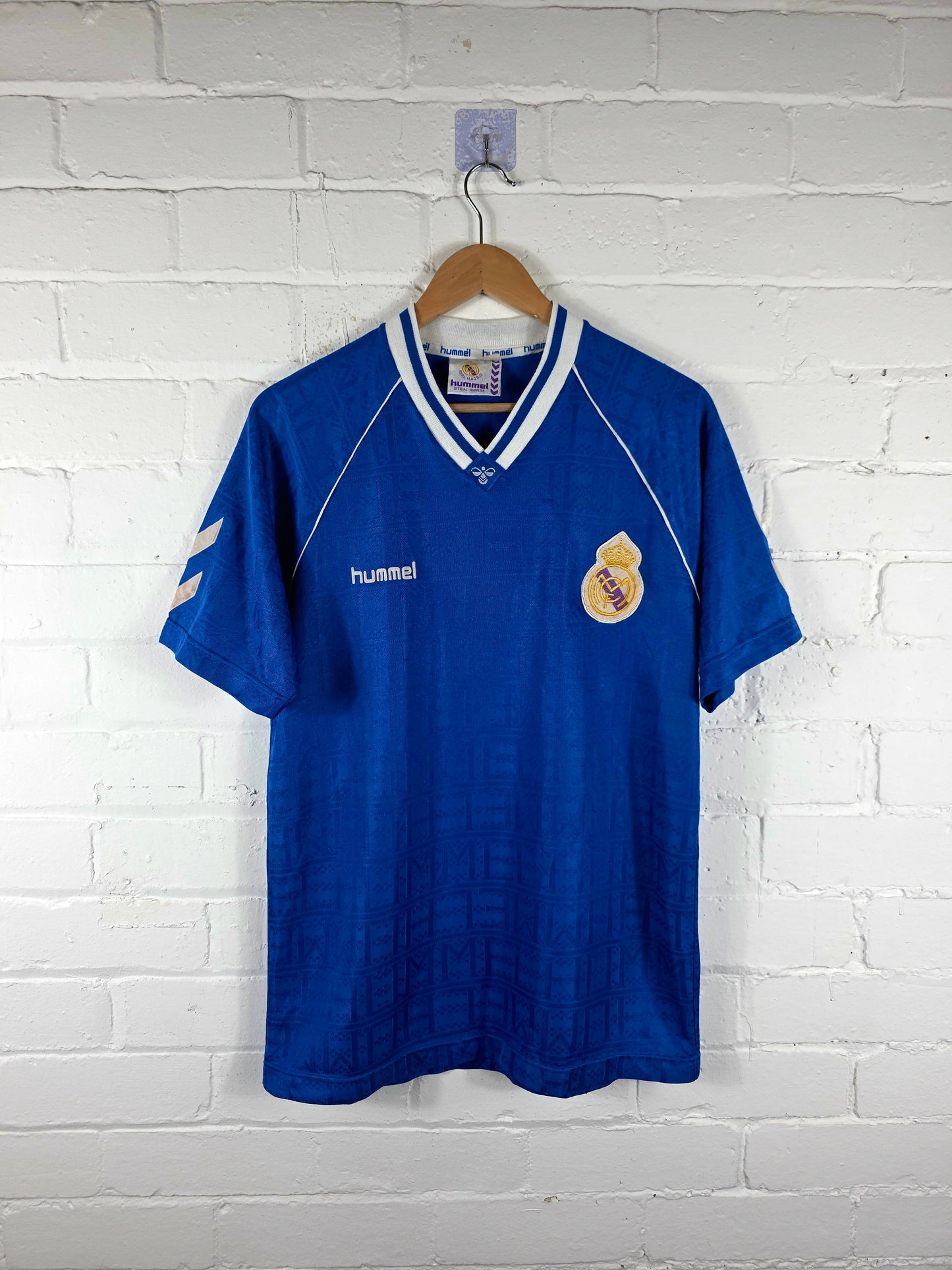 Hummel Real Madrid 1990/91 Away Shirt Large