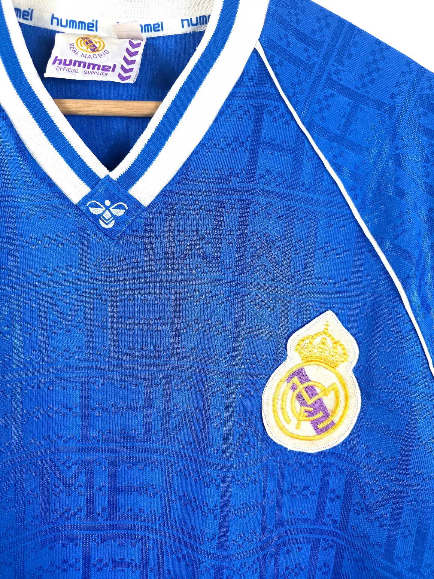 Hummel Real Madrid 1990/91 Away Shirt Large