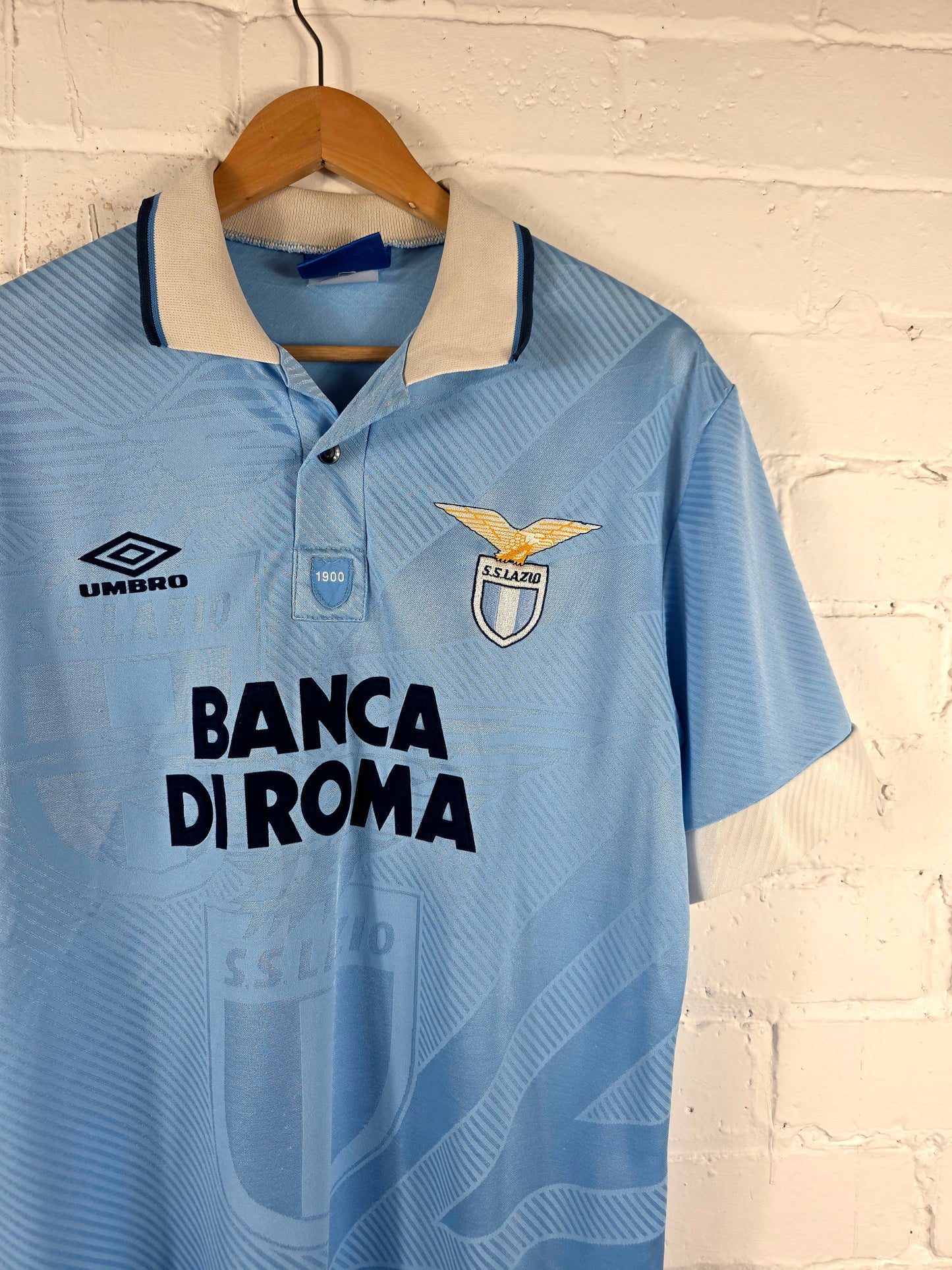 Umbro Lazio 1993/95 Home Shirt Medium