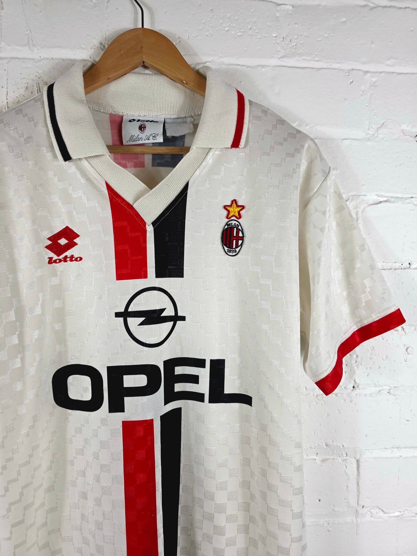 Lotto AC Milan 1995/96 Away Shirt Medium