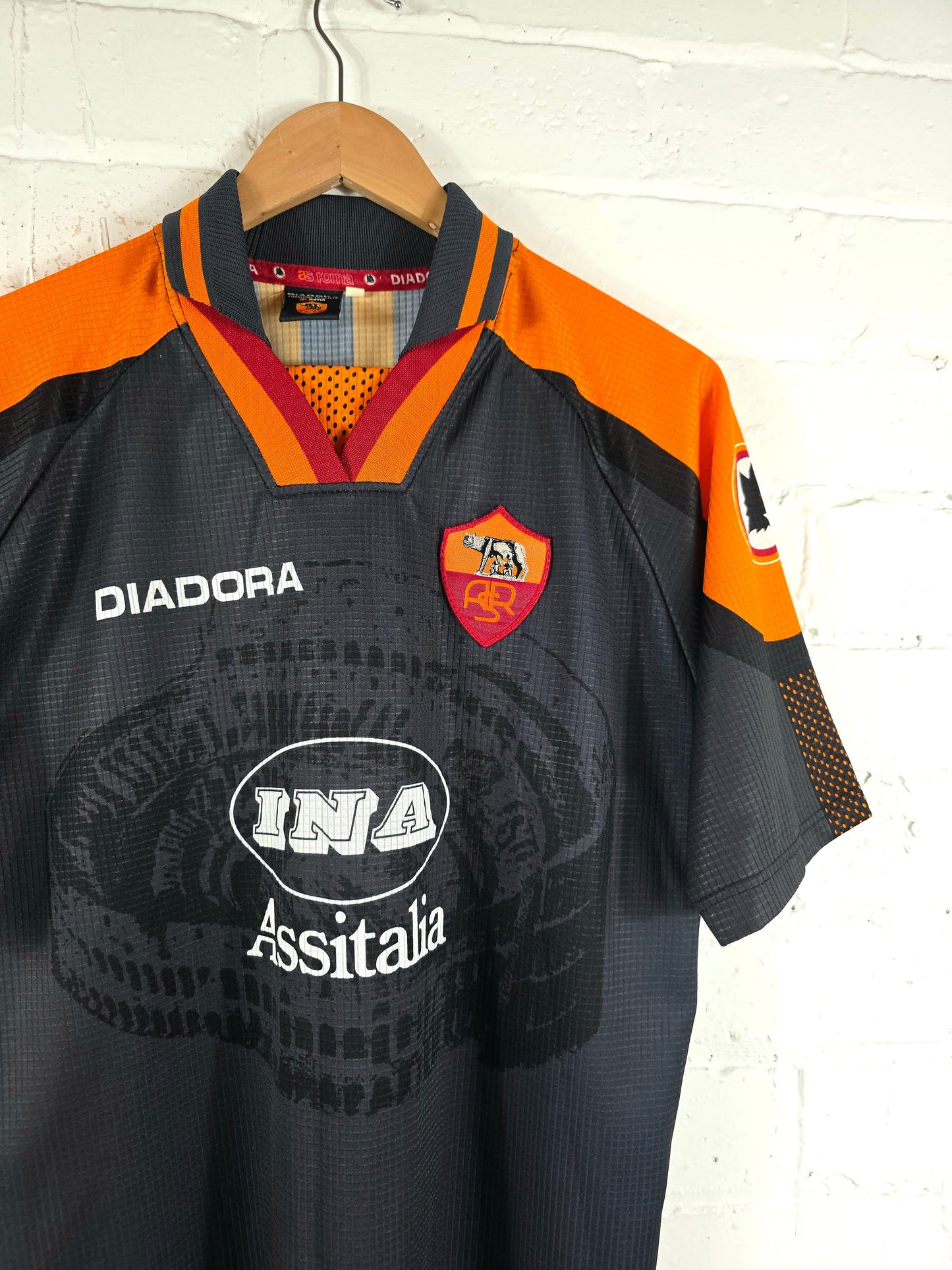 Diadora Roma 1997/98 Away Shirt Medium