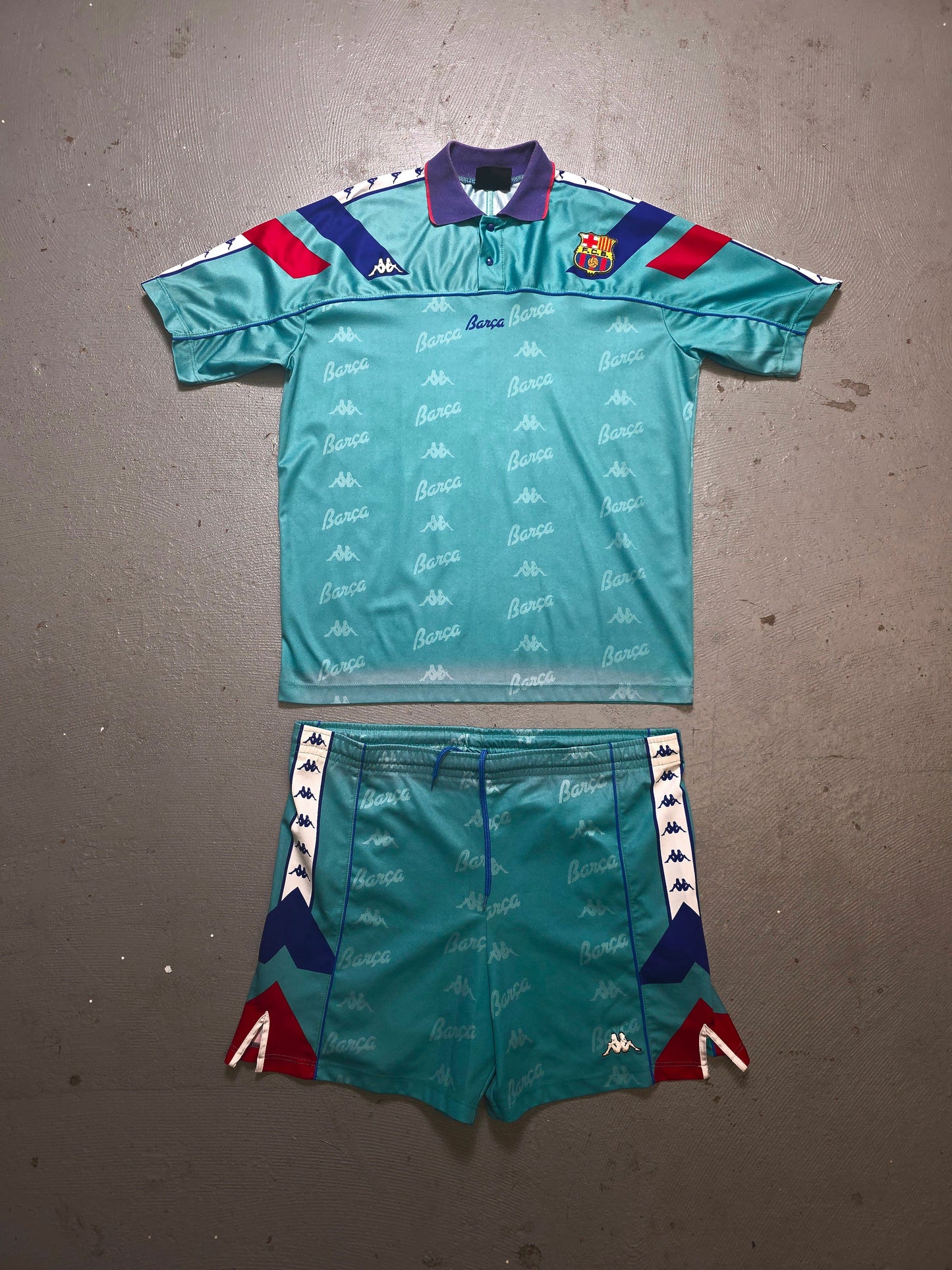 Kappa Barcelona 1992/95 Away Shirt & Shorts XL