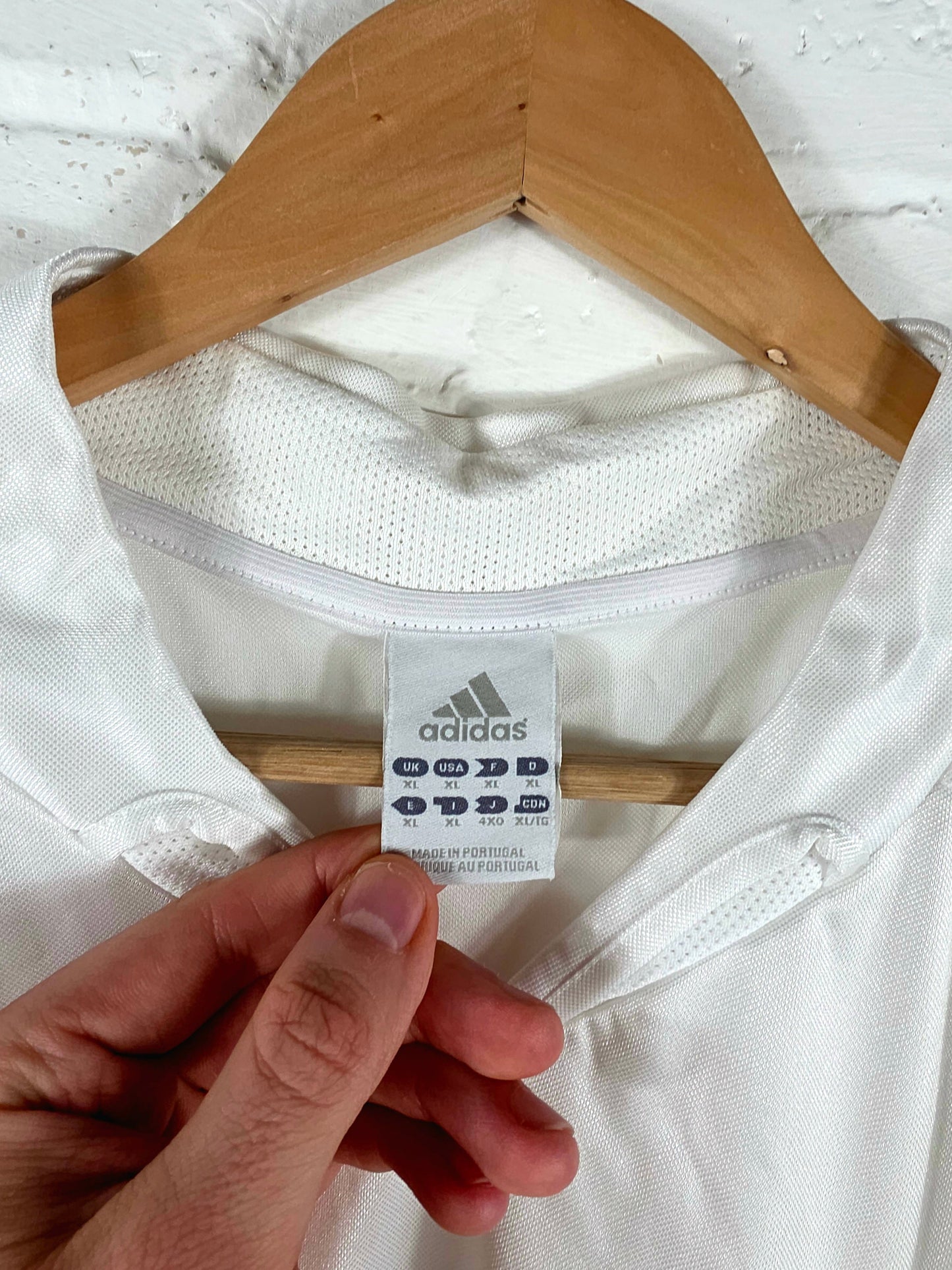 Adidas Real Madrid 2004/05 Long Sleeve Home Shirt XL