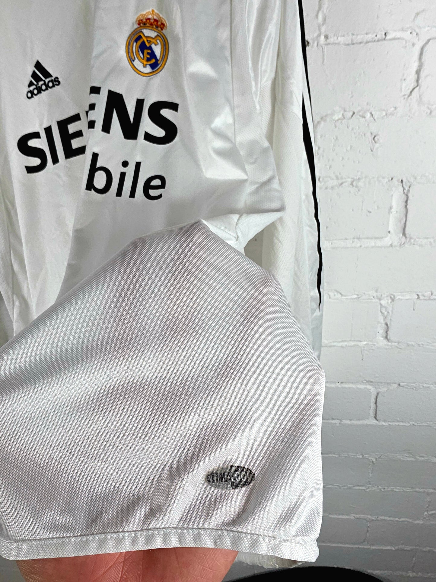 Adidas Real Madrid 2004/05 Long Sleeve Home Shirt XL